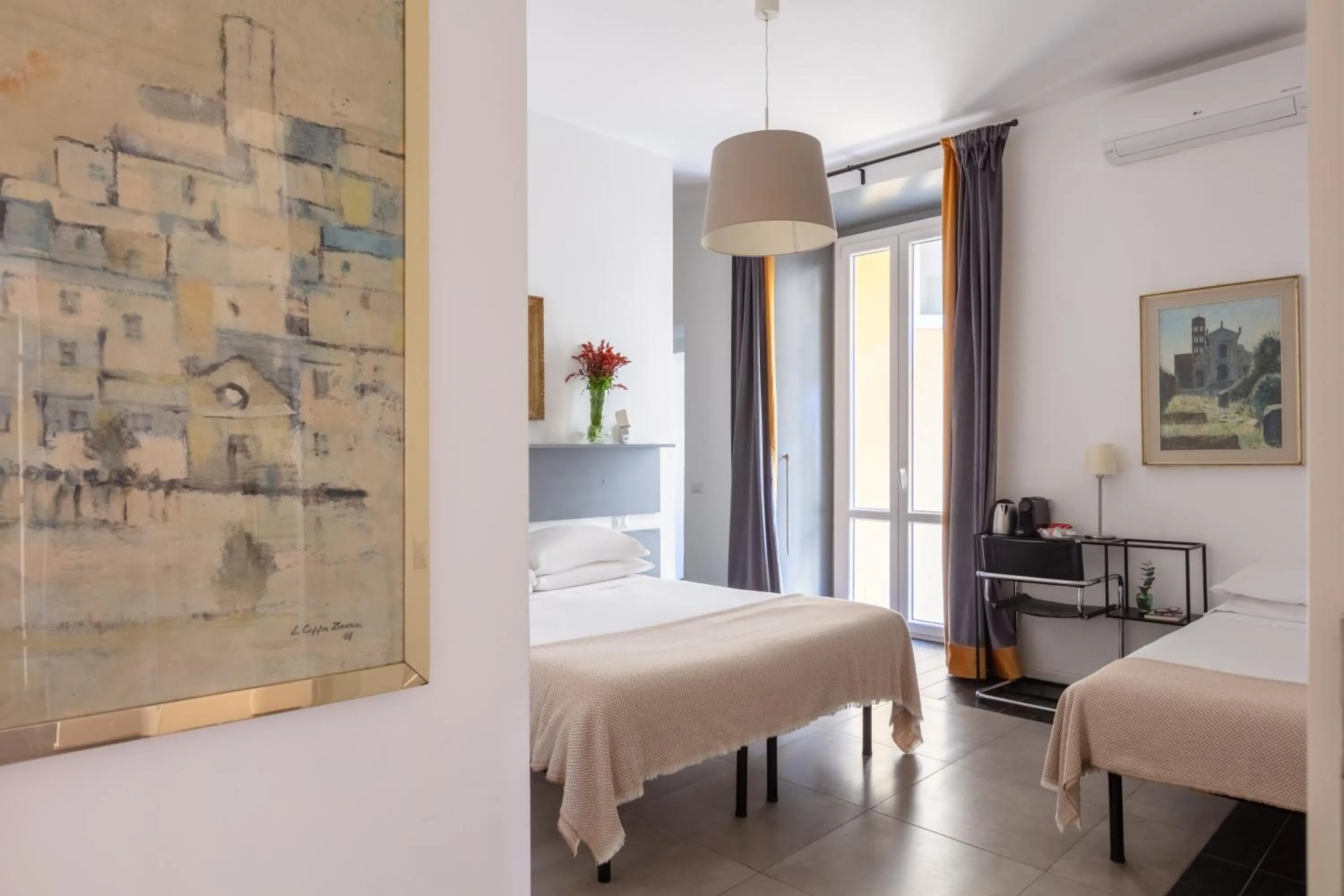 Bed in Vatican City Suites by Hili