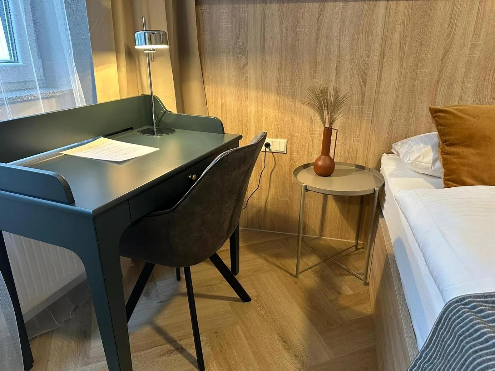 Bed in Aparthotel Lenau