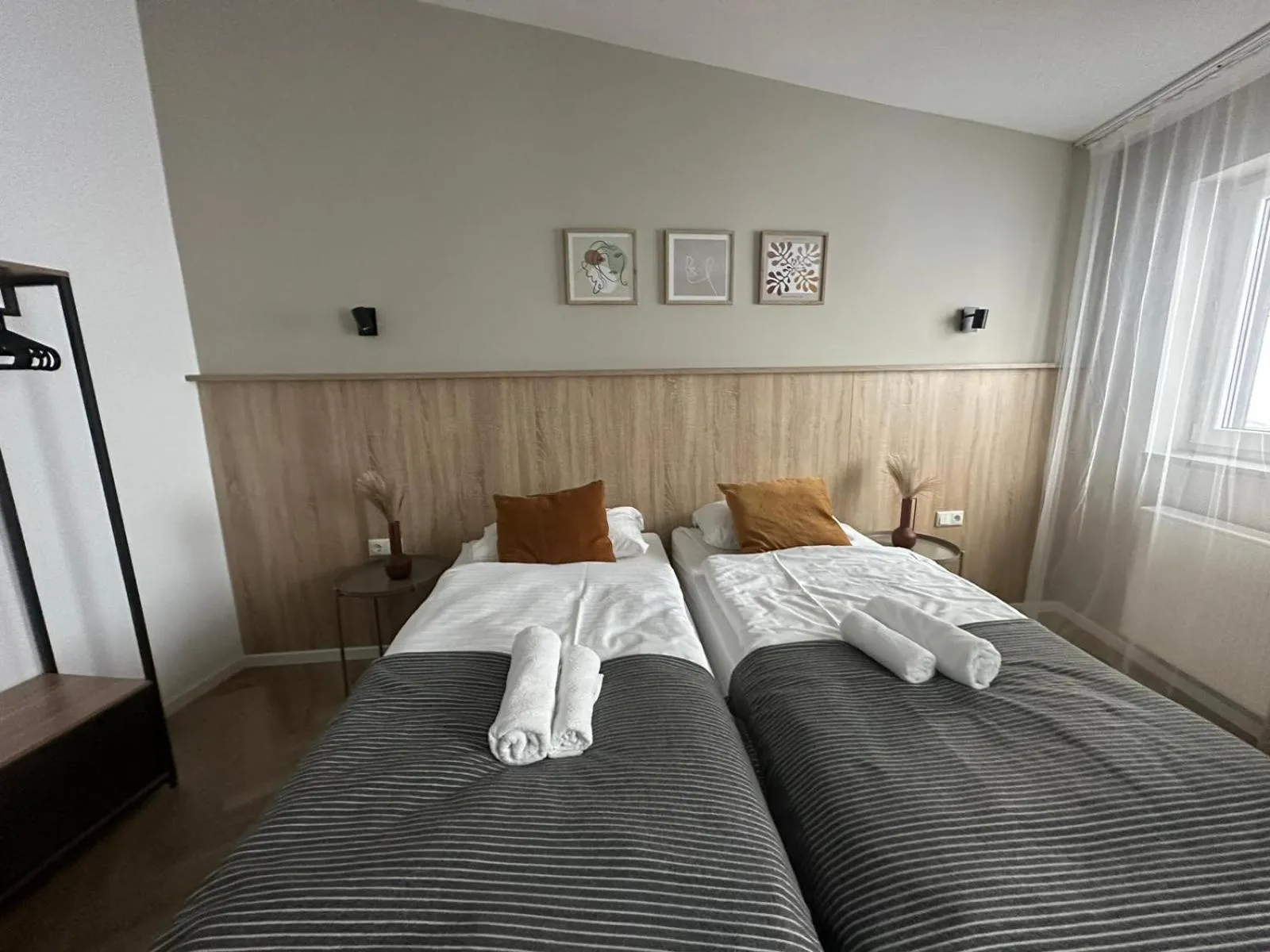 Bed in Aparthotel Lenau