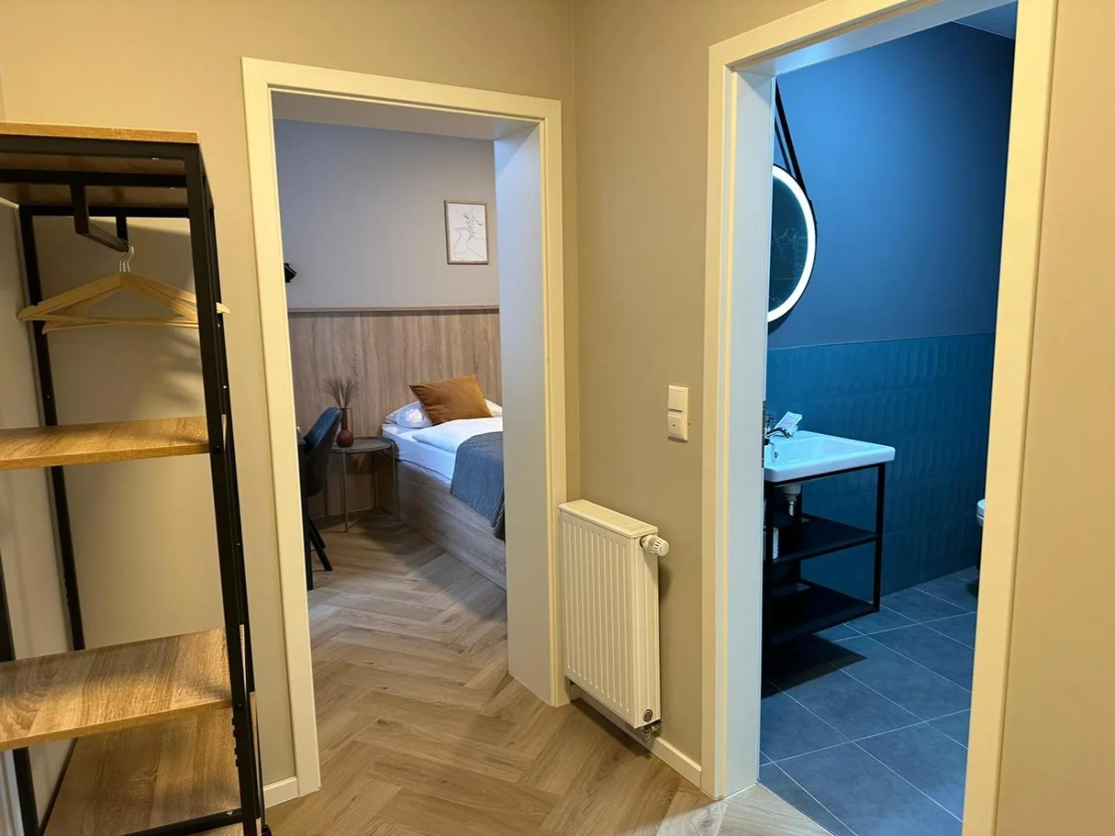 Bed in Aparthotel Lenau