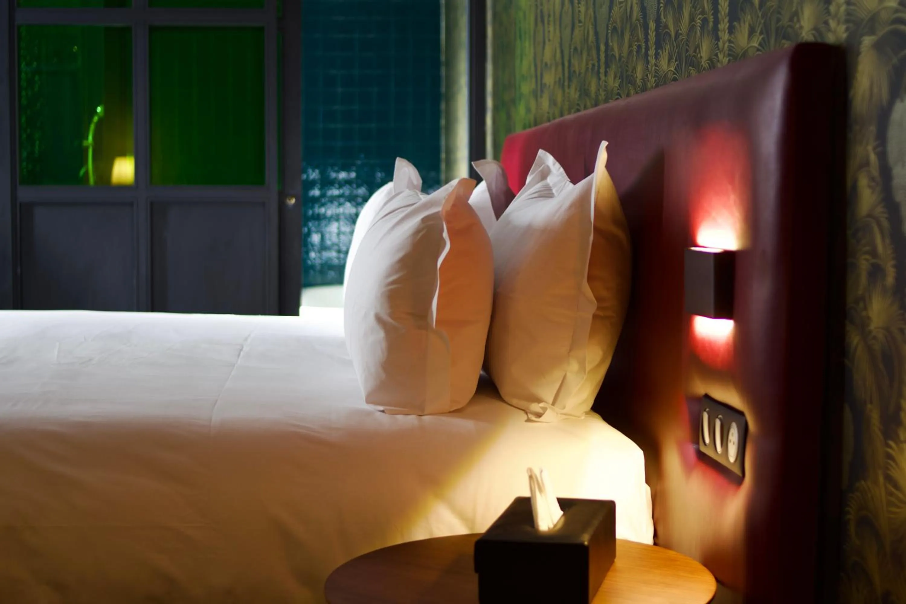 Bed in Boutique Hotel Gauthier Restaurant Terrasse