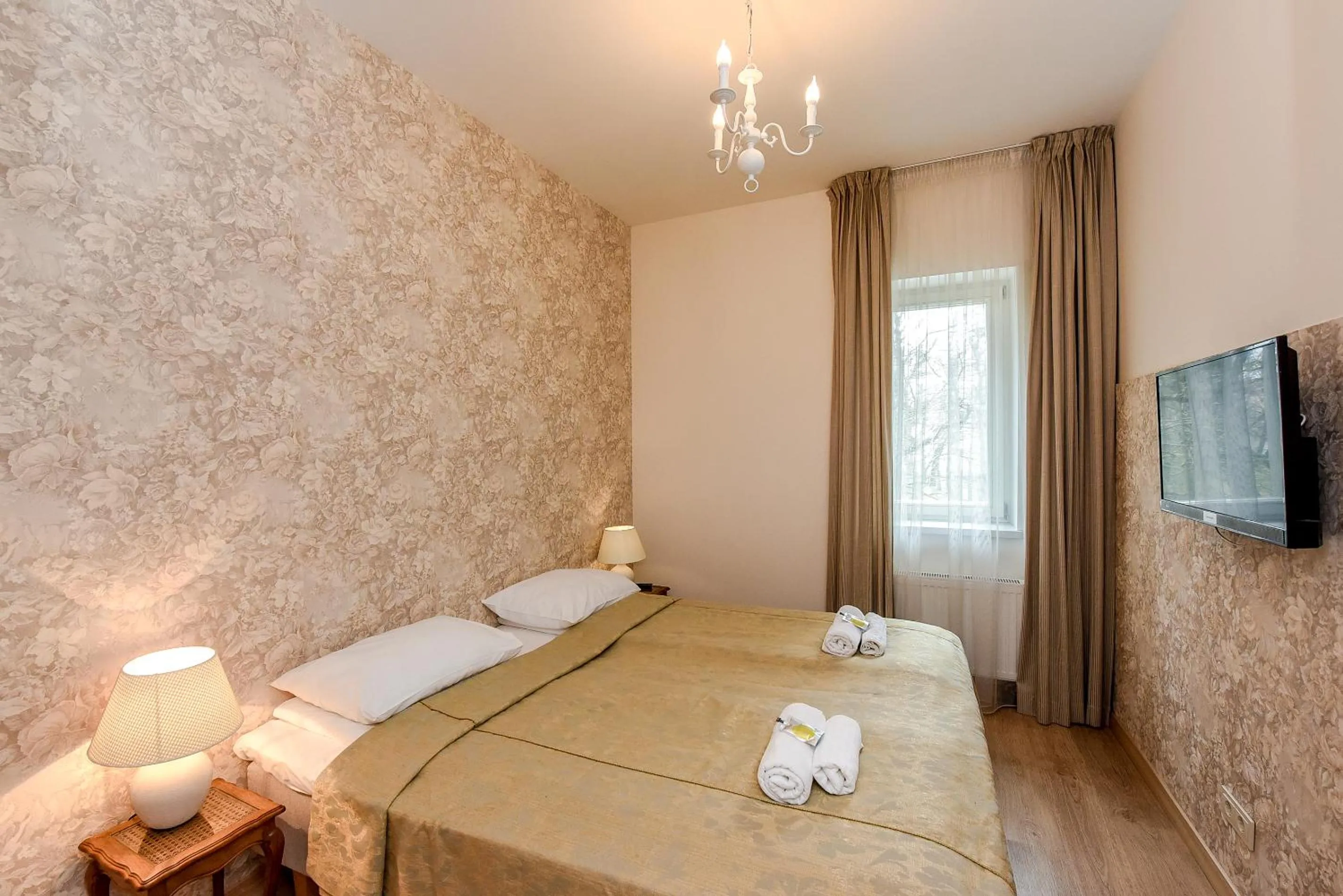 Photo of the whole room, Bed in KUBU namai