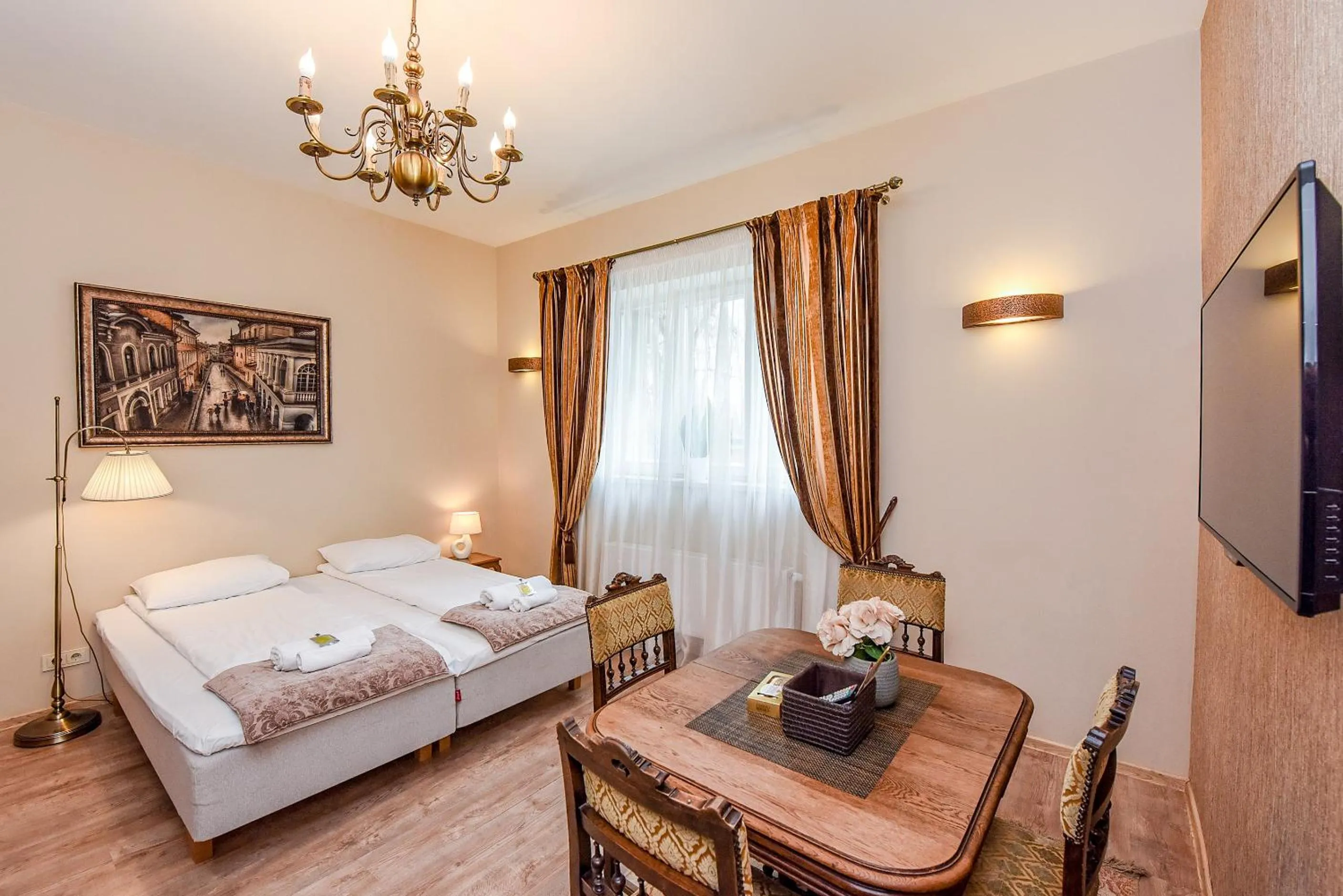 Photo of the whole room, Bed in KUBU namai