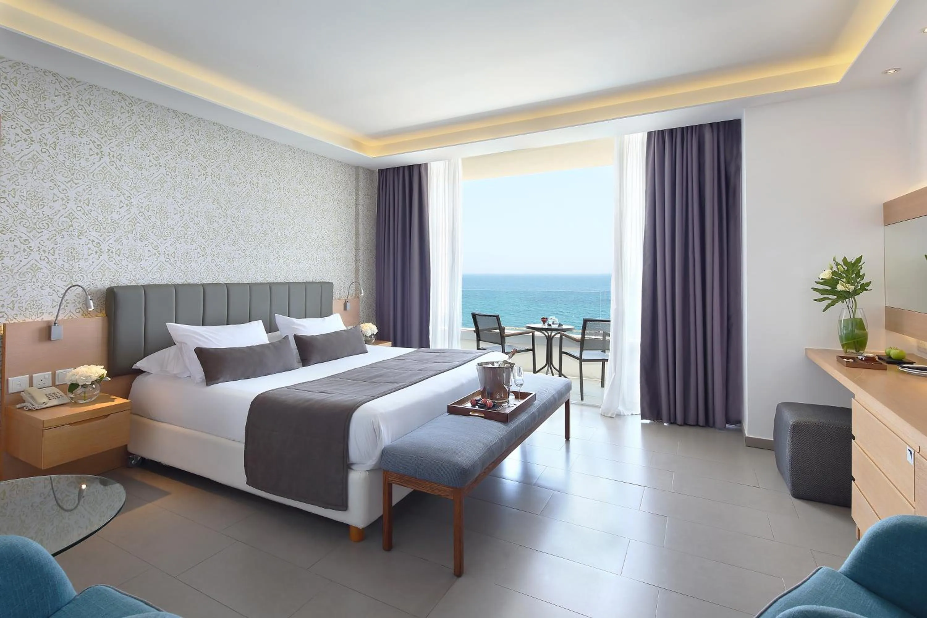 Bedroom, Bed in Royal Apollonia by Louis Hotels