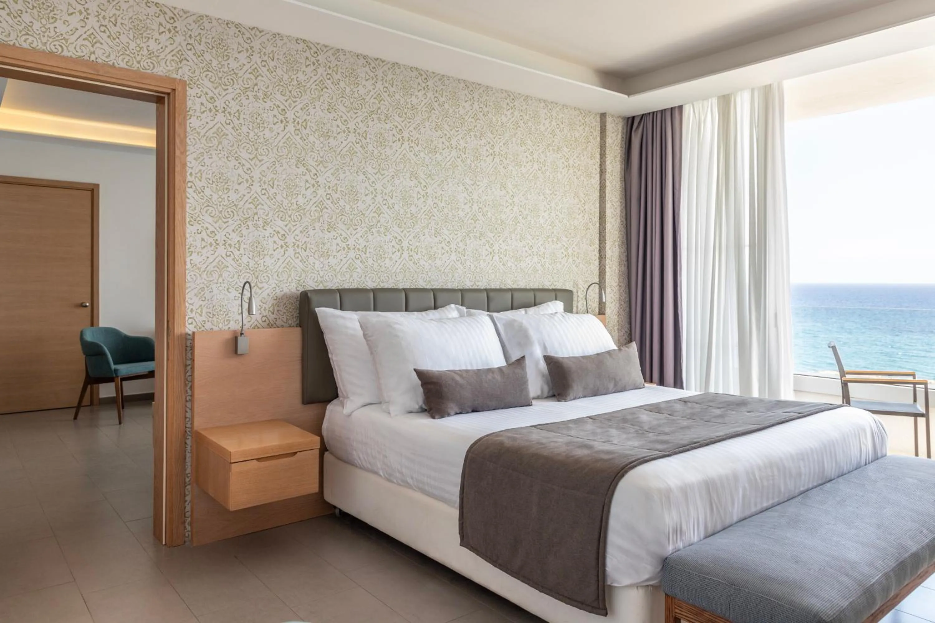 Bed in Royal Apollonia by Louis Hotels