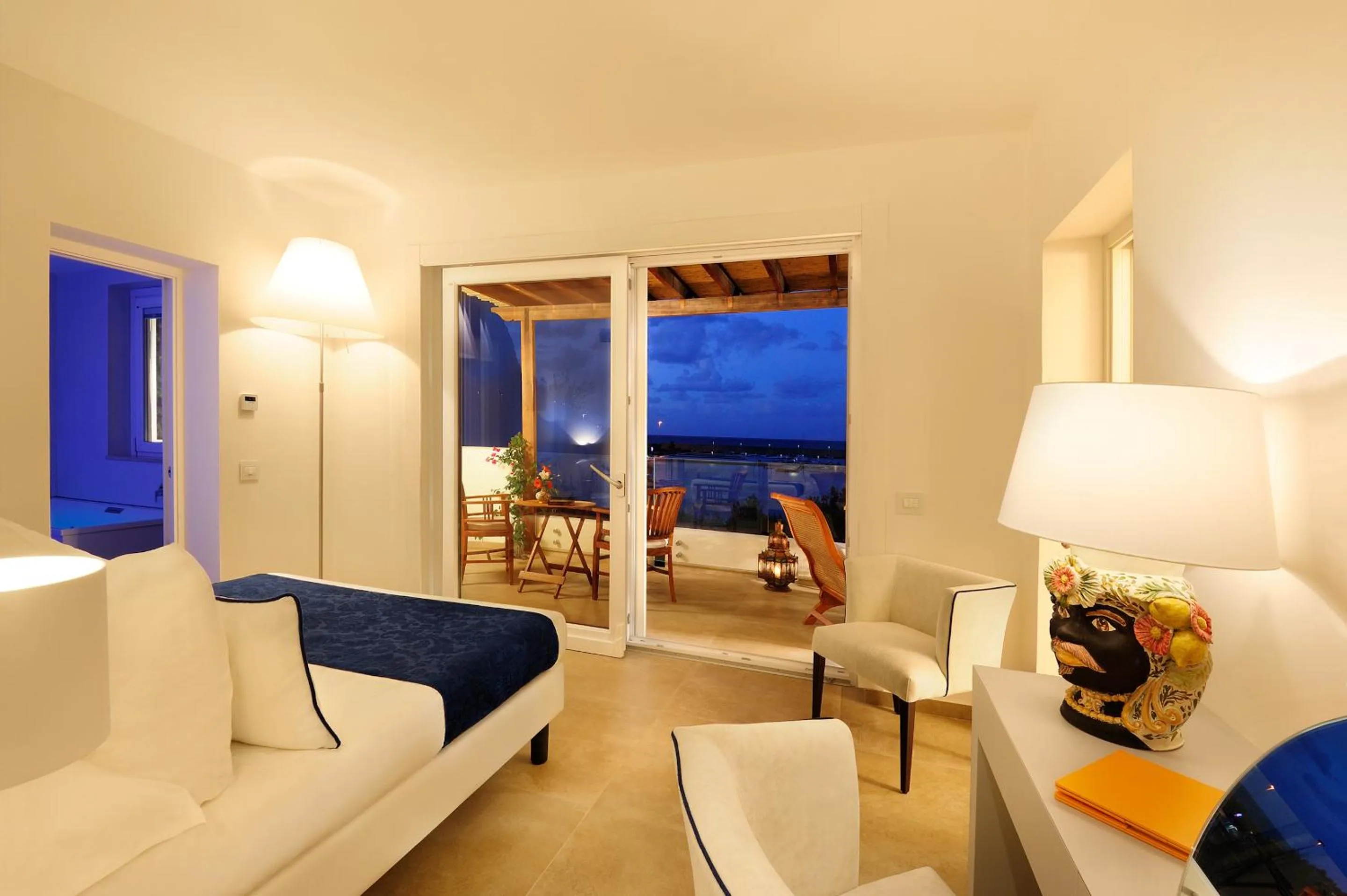 Balcony/Terrace, Bed in Le Calette N.5