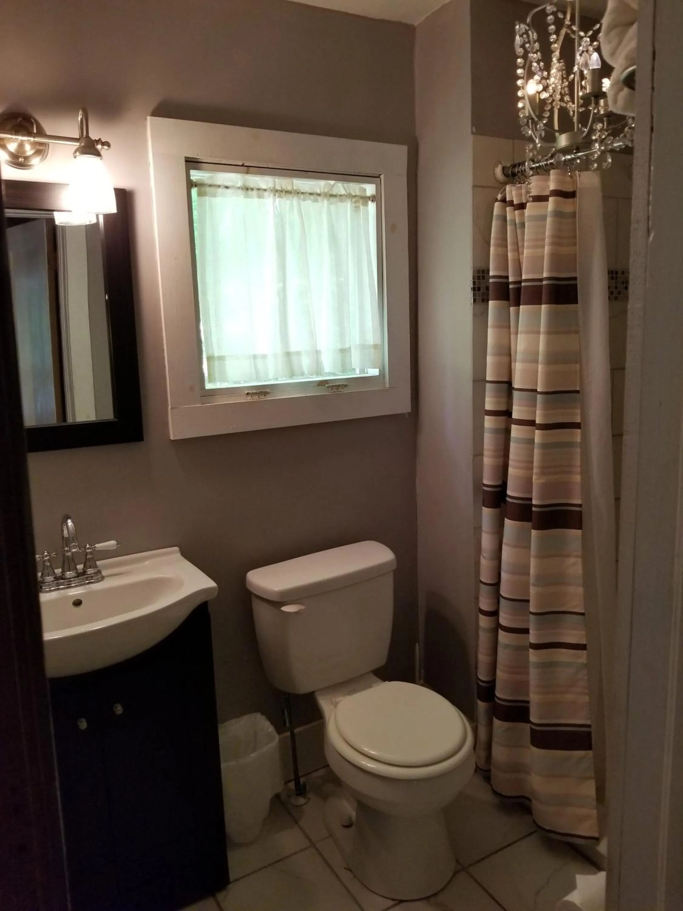 Bathroom in The Cabins at Healing Springs