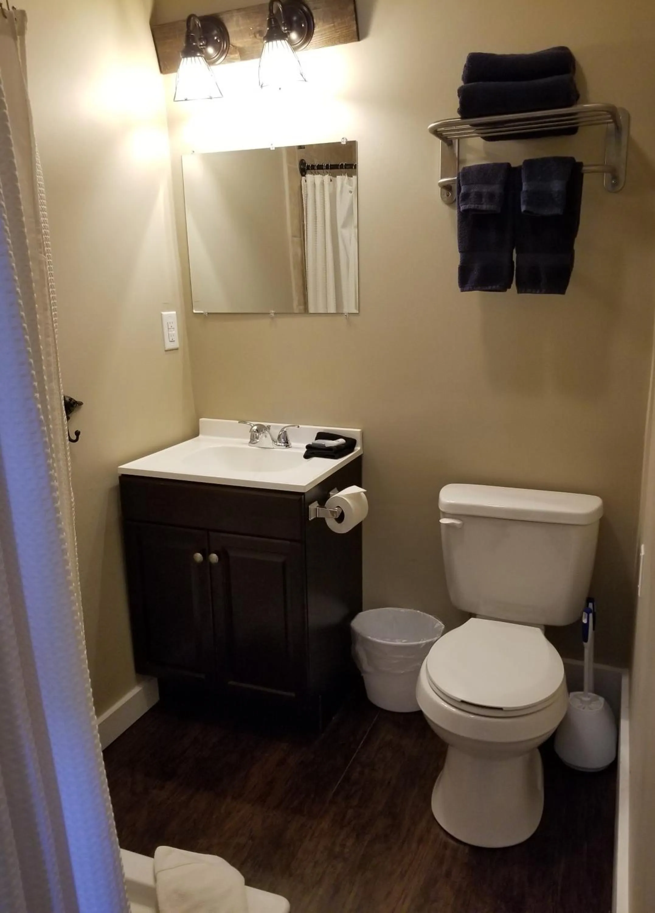 Bathroom in The Cabins at Healing Springs