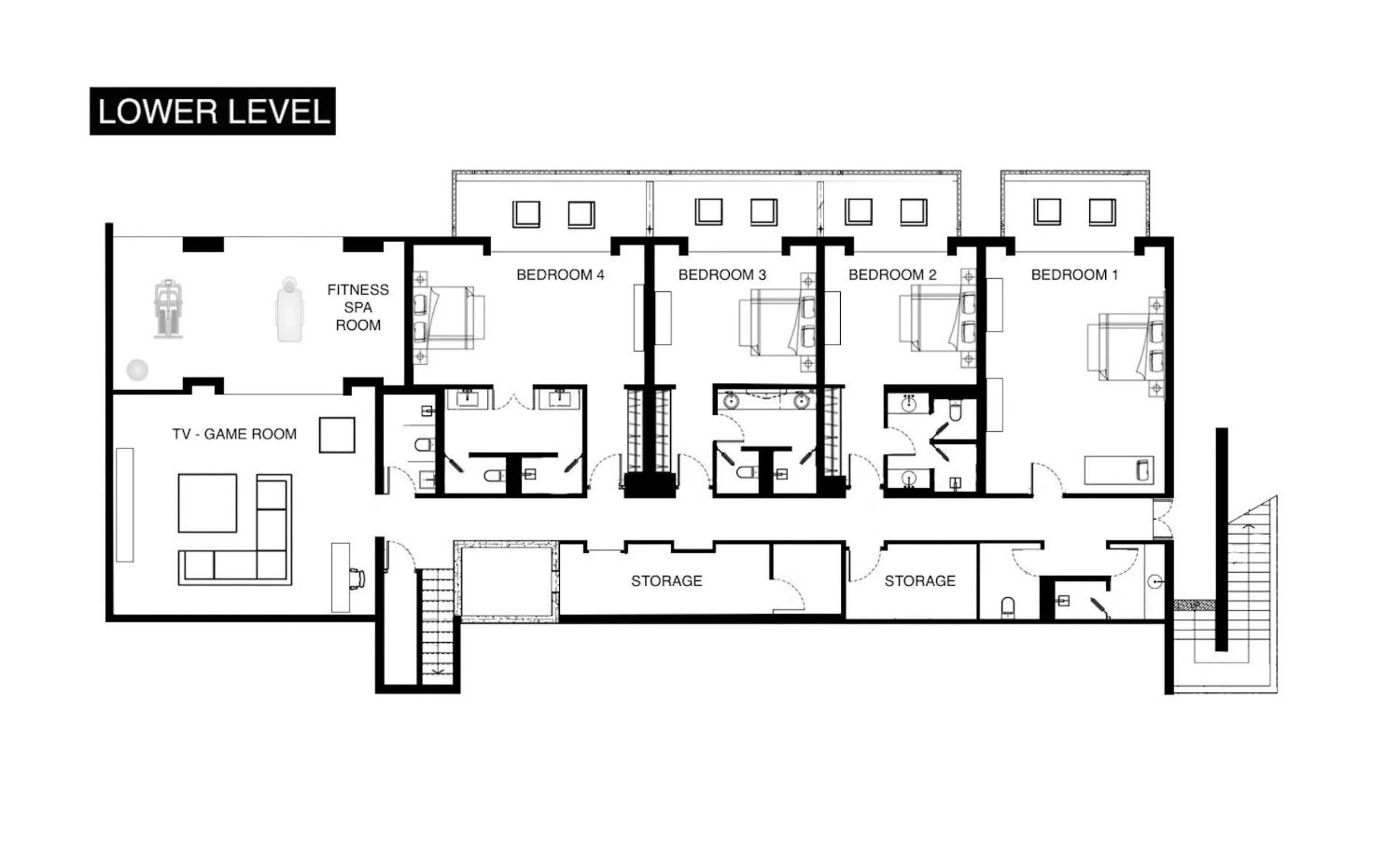Floor plan in Villa Paradiso