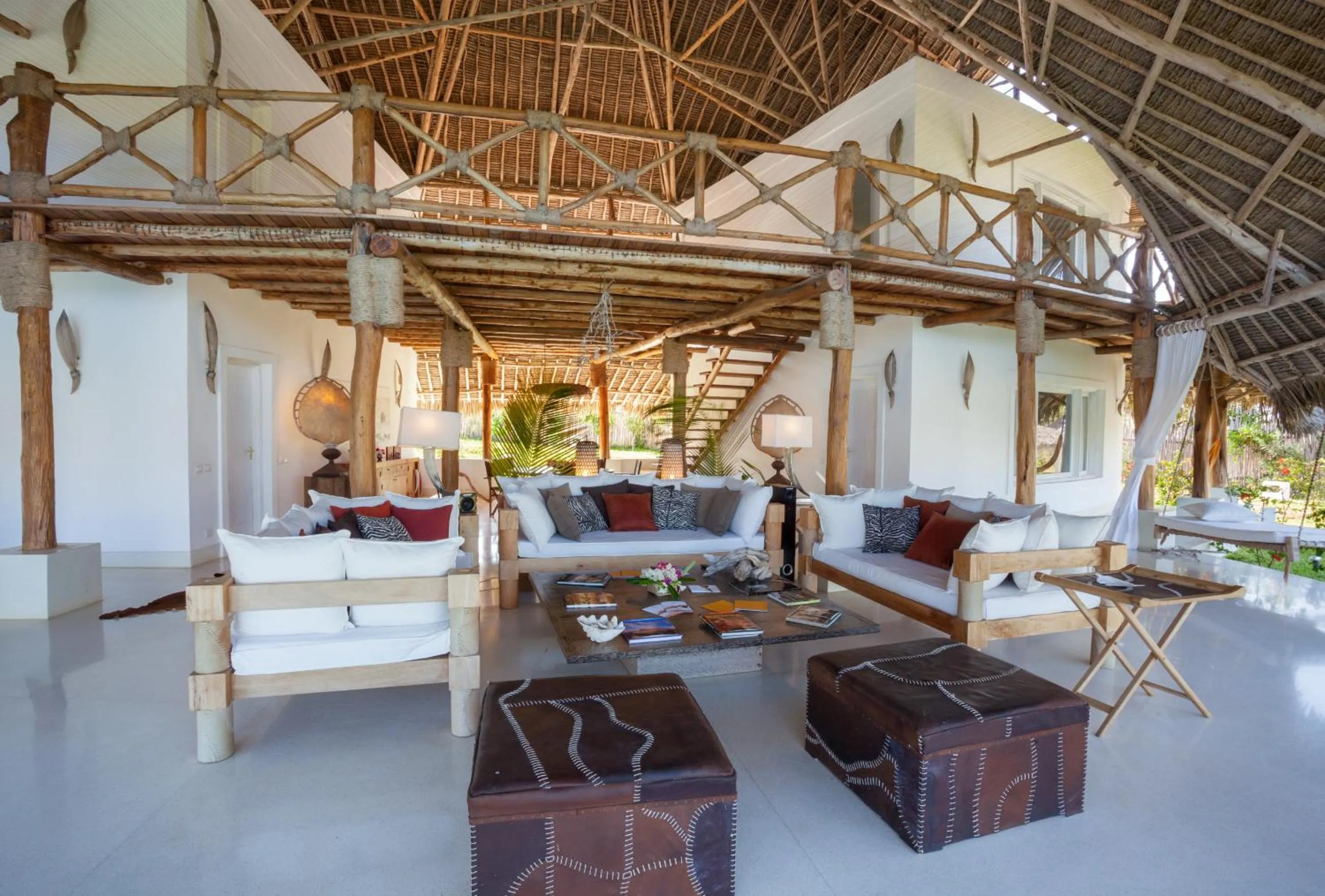 Communal lounge/ TV room in The Kasa Malindi