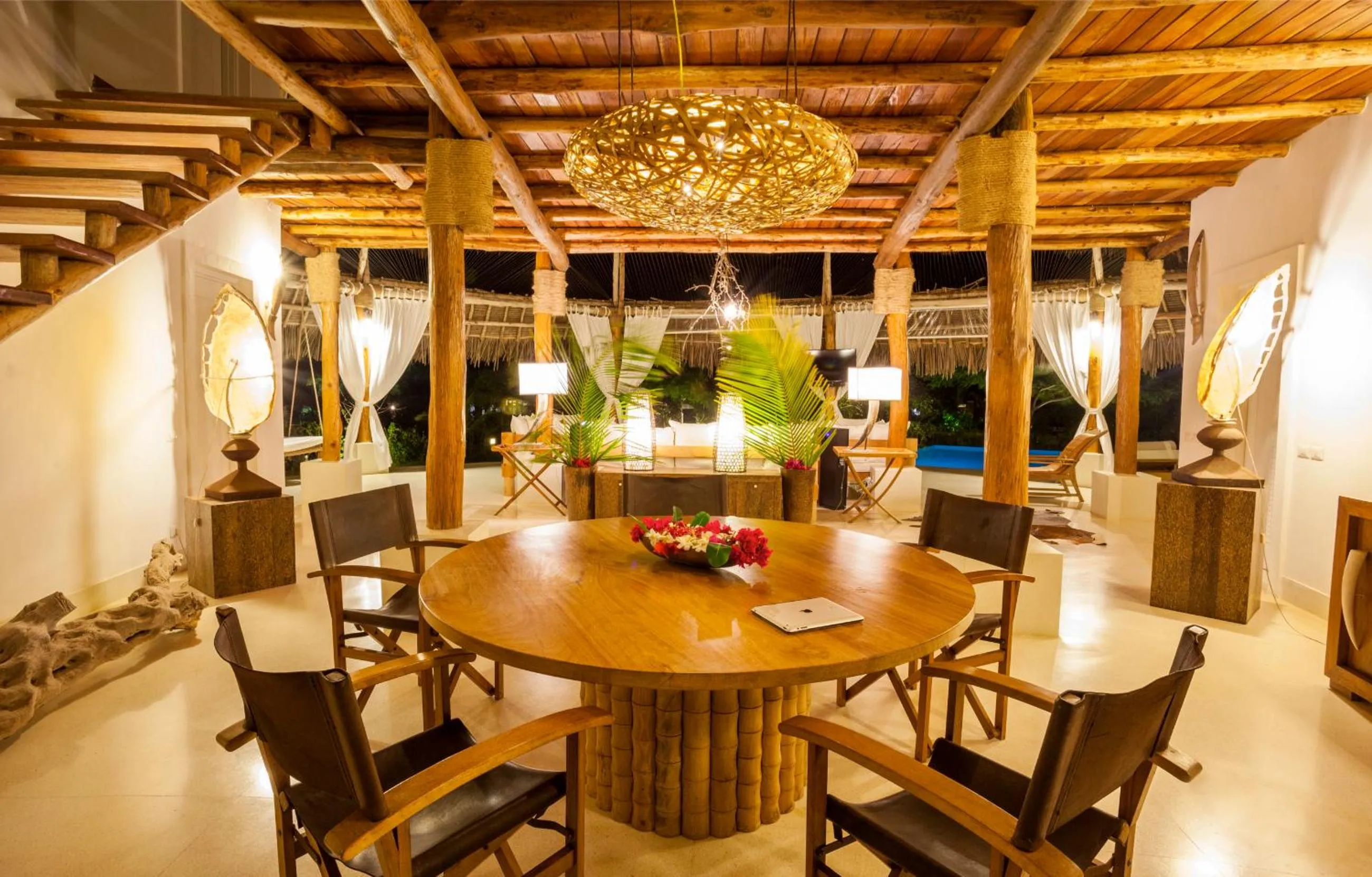 Communal lounge/ TV room in The Kasa Malindi