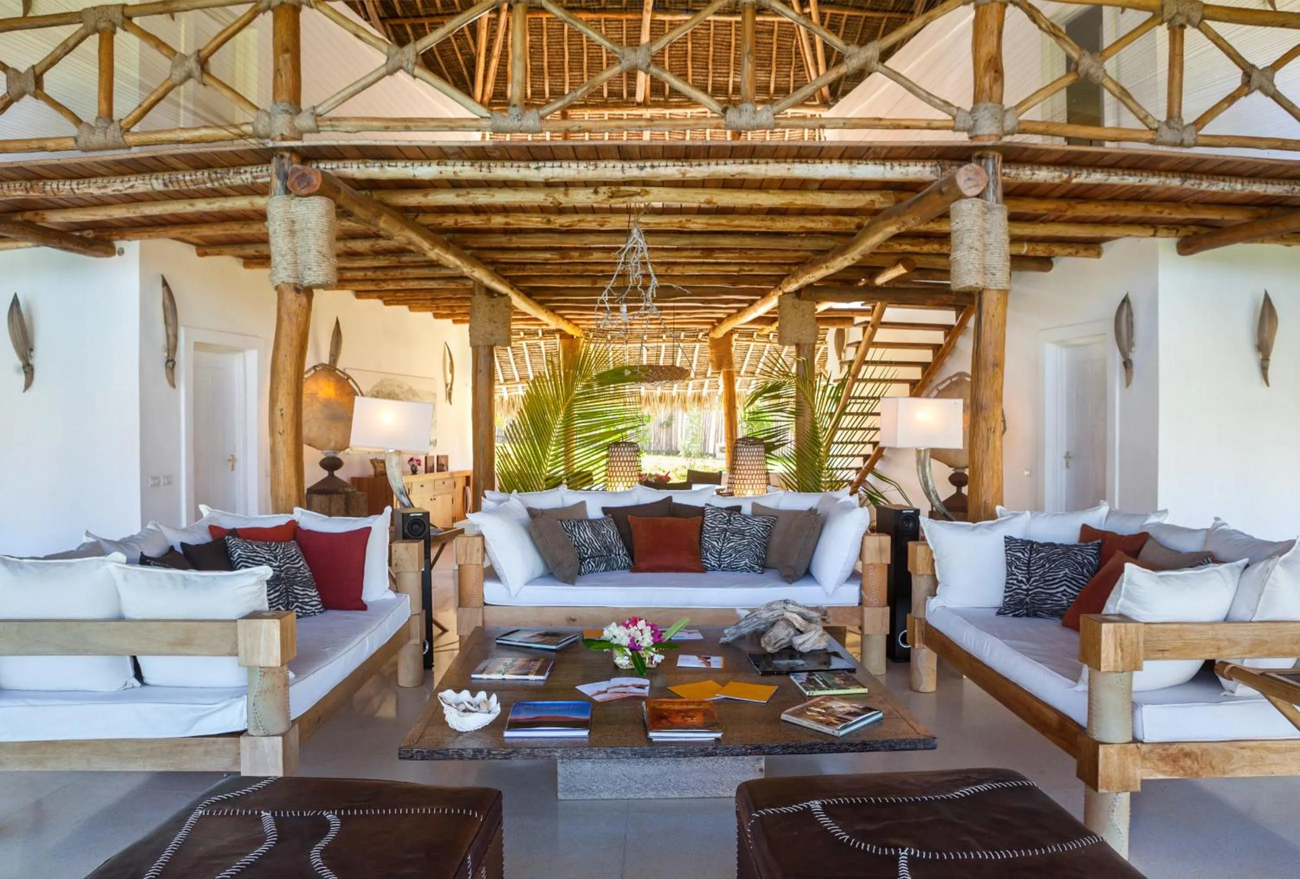 Communal lounge/ TV room in The Kasa Malindi