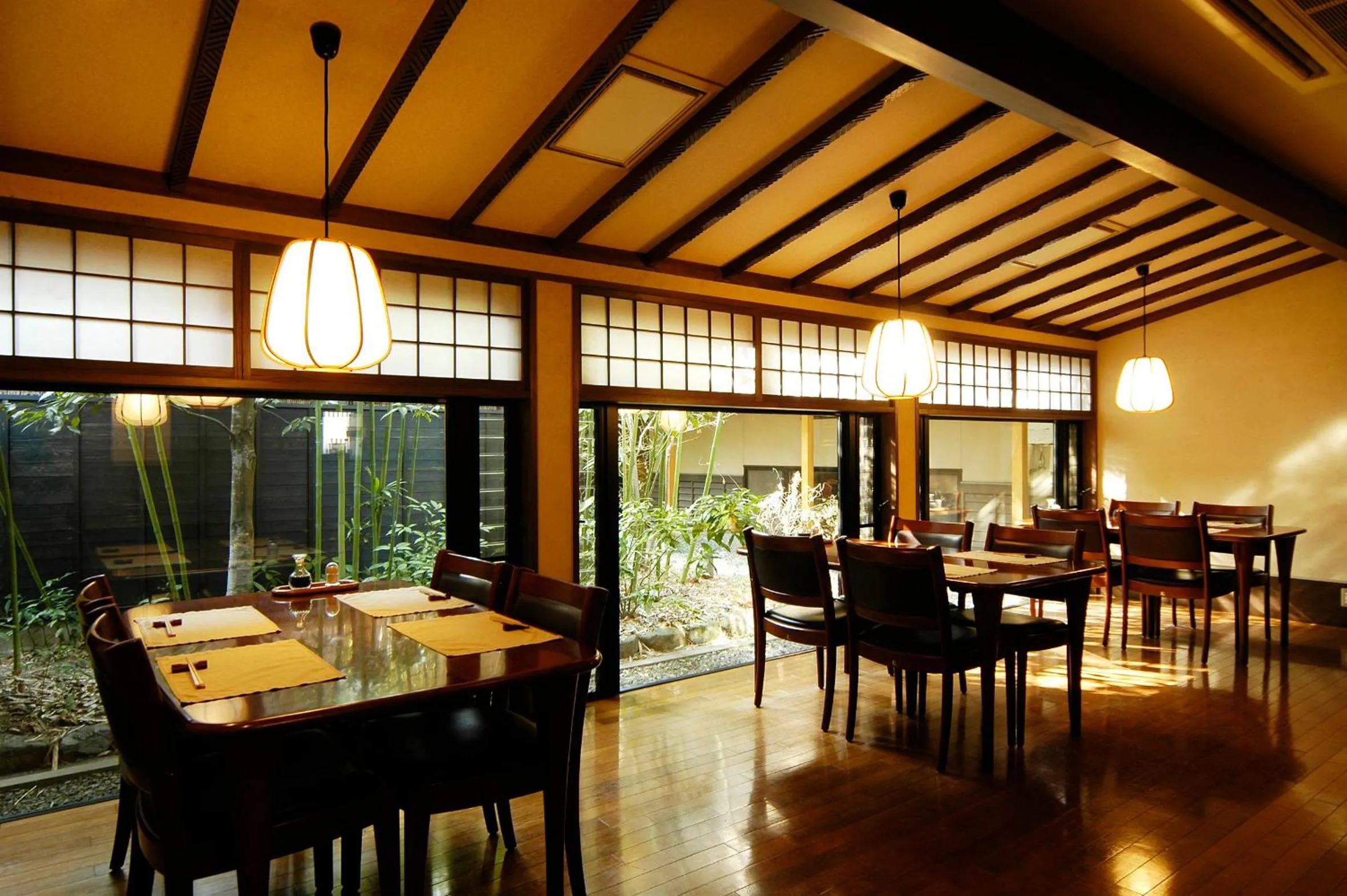 Asian breakfast in Hotel Kazahaya