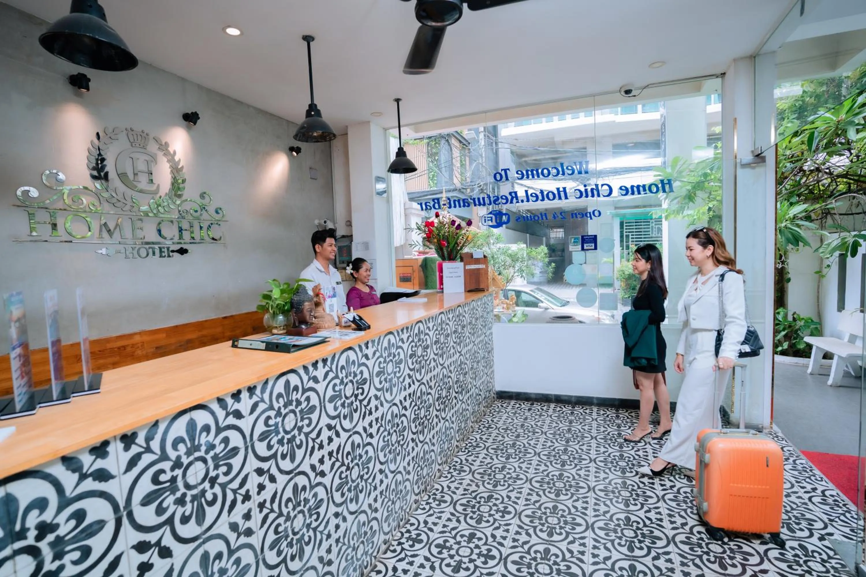 Staff in Home Chic Hotel