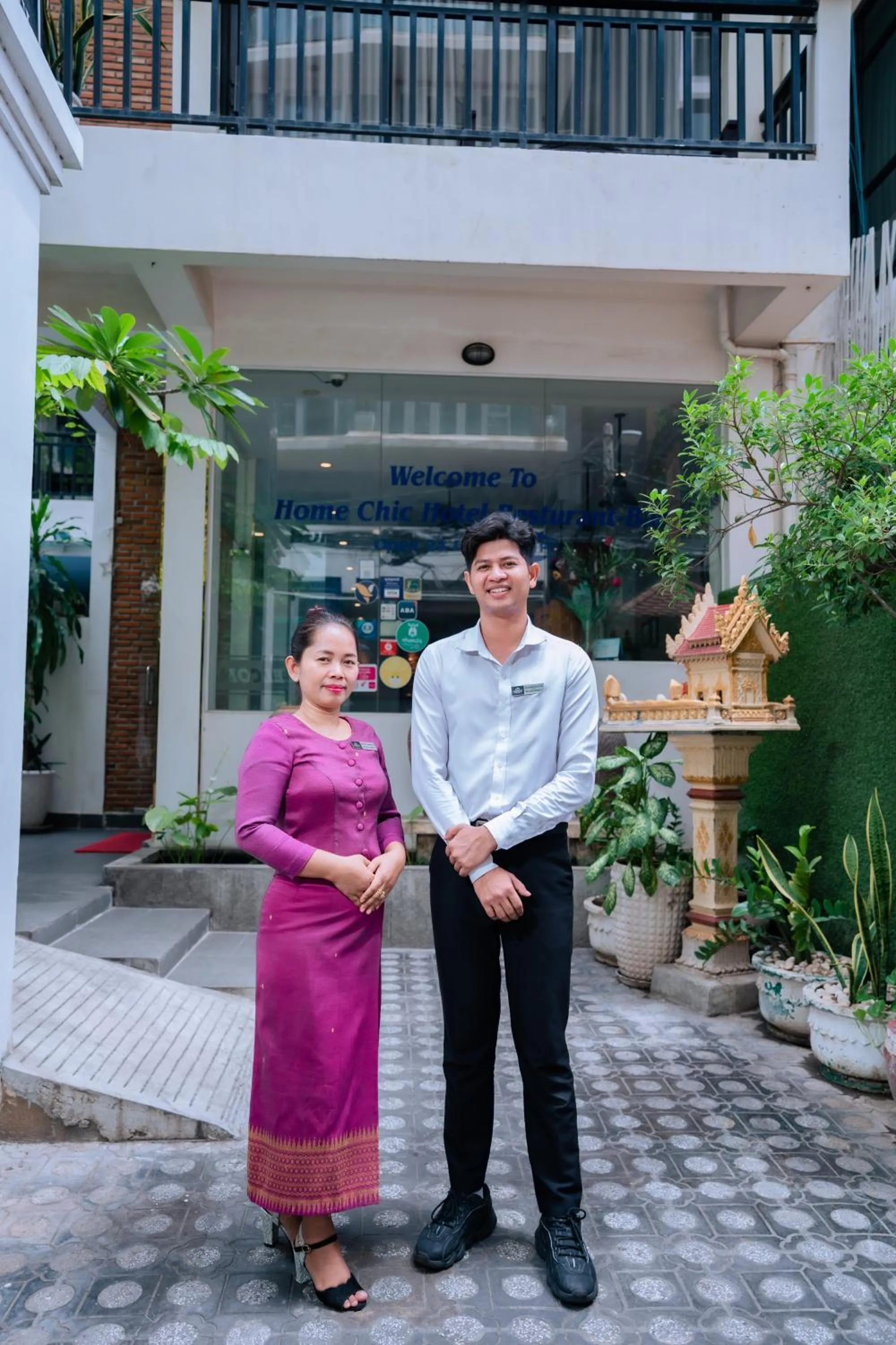 Staff in Home Chic Hotel