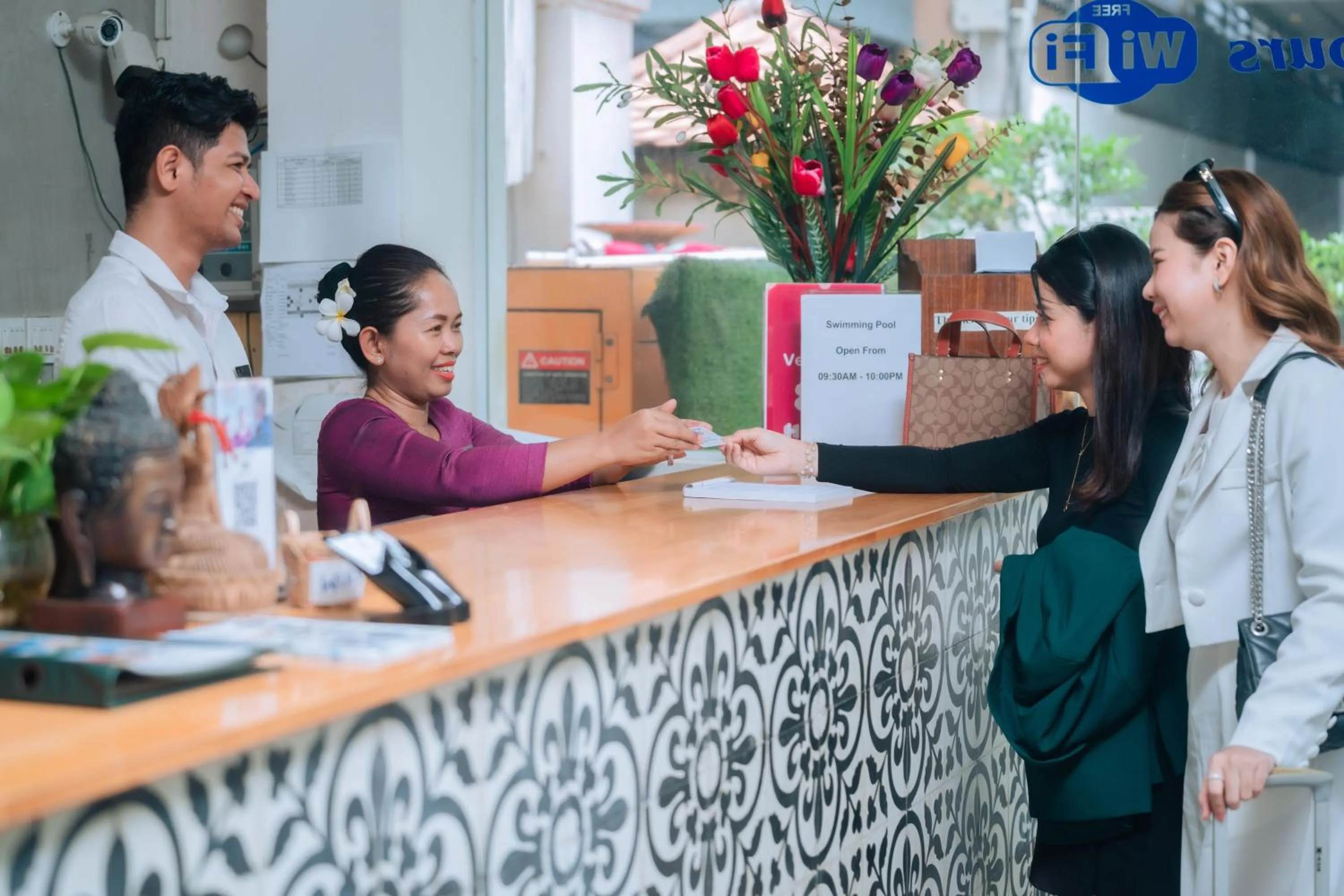 Staff in Home Chic Hotel