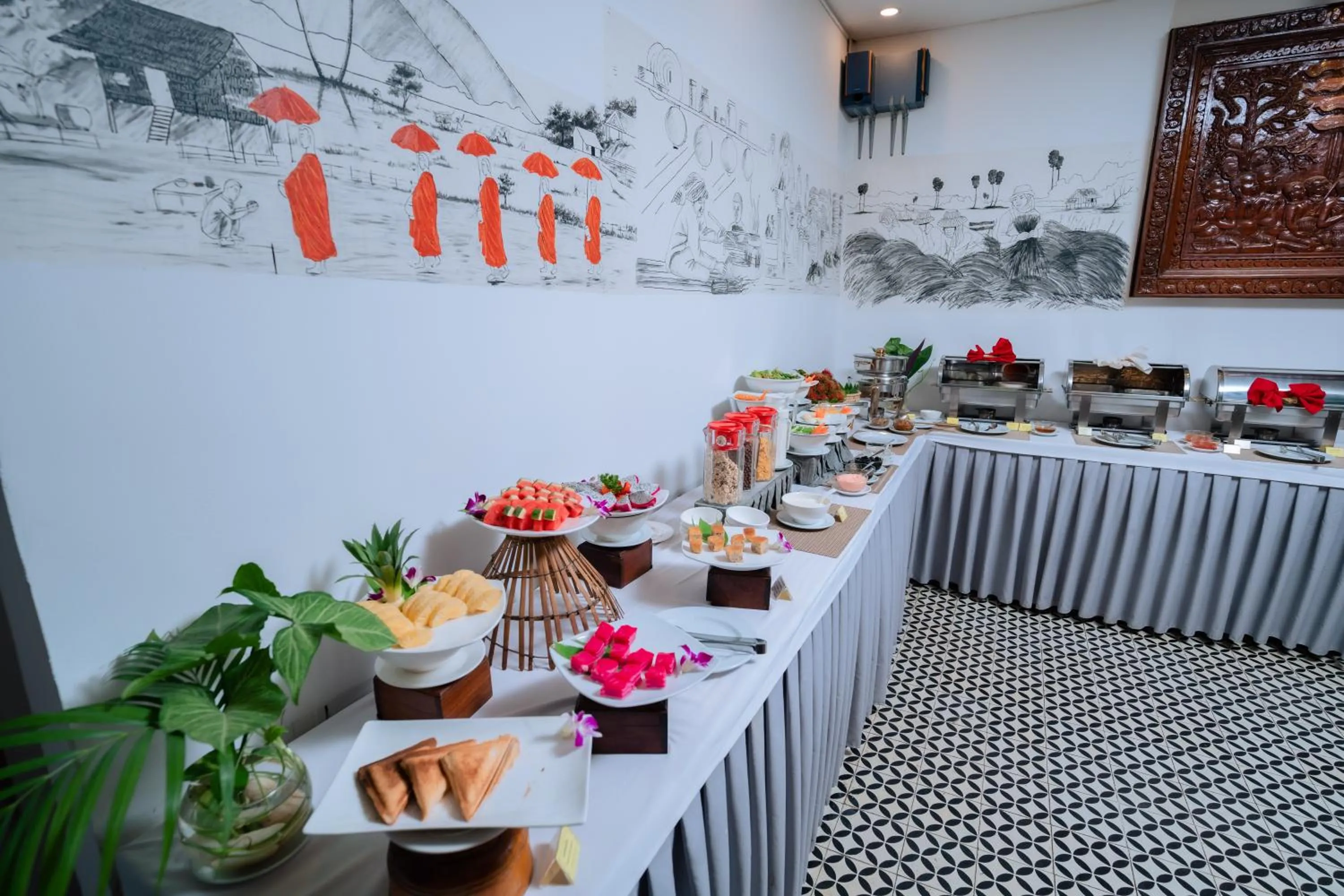 Restaurant/places to eat in Home Chic Hotel