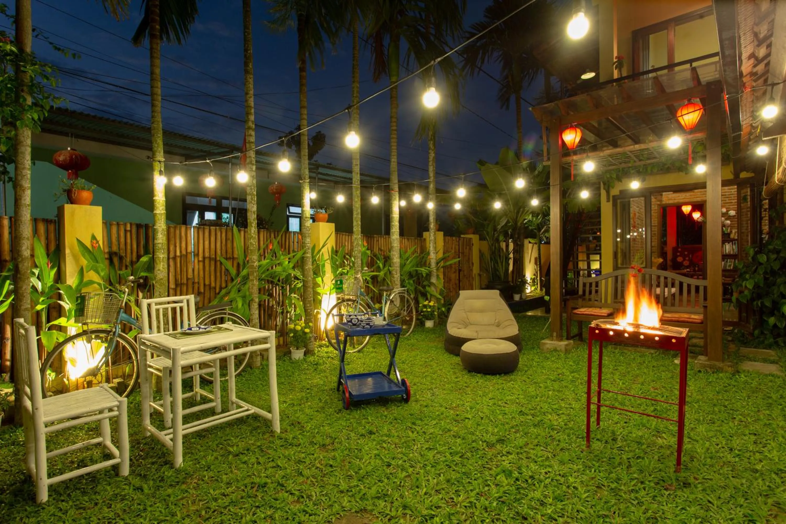 BBQ facilities in Chez Xuân ở Hội An - Rooms & more