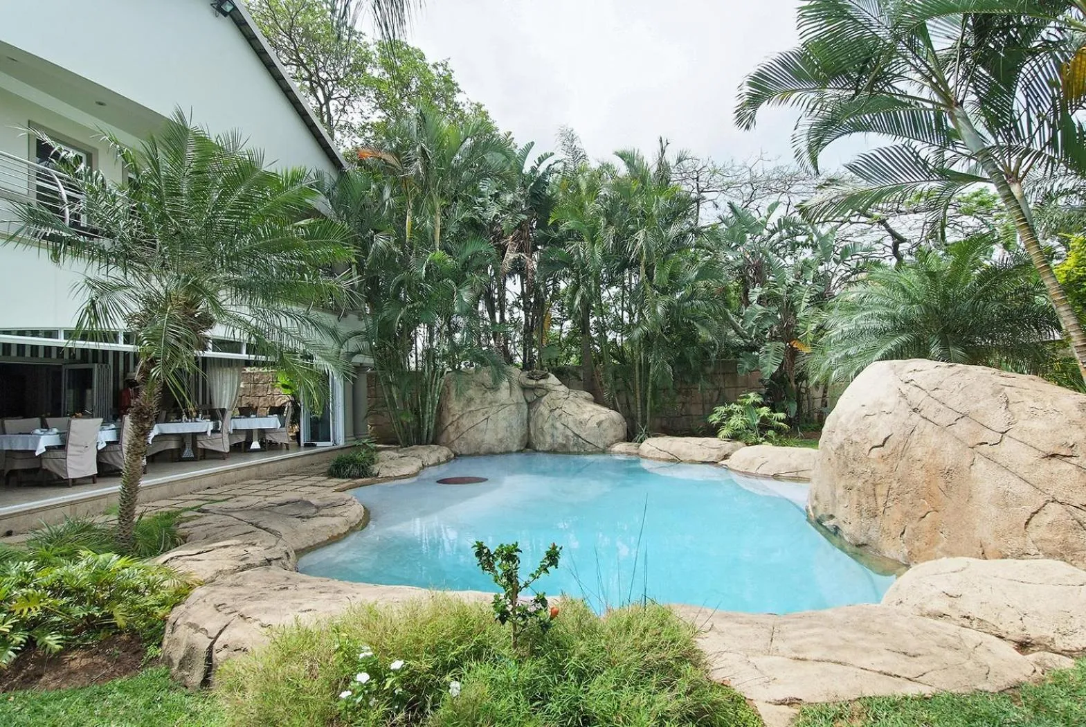 Patio in uShaka Manor Guest House