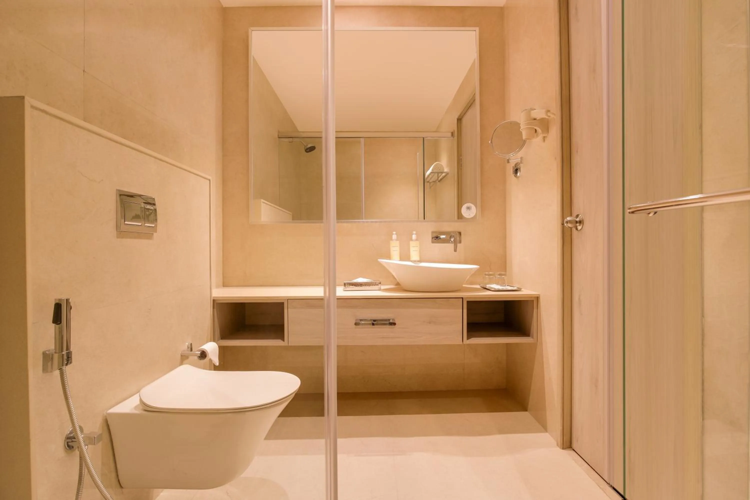 Bathroom in Lemon Tree Hotel, Jamnagar