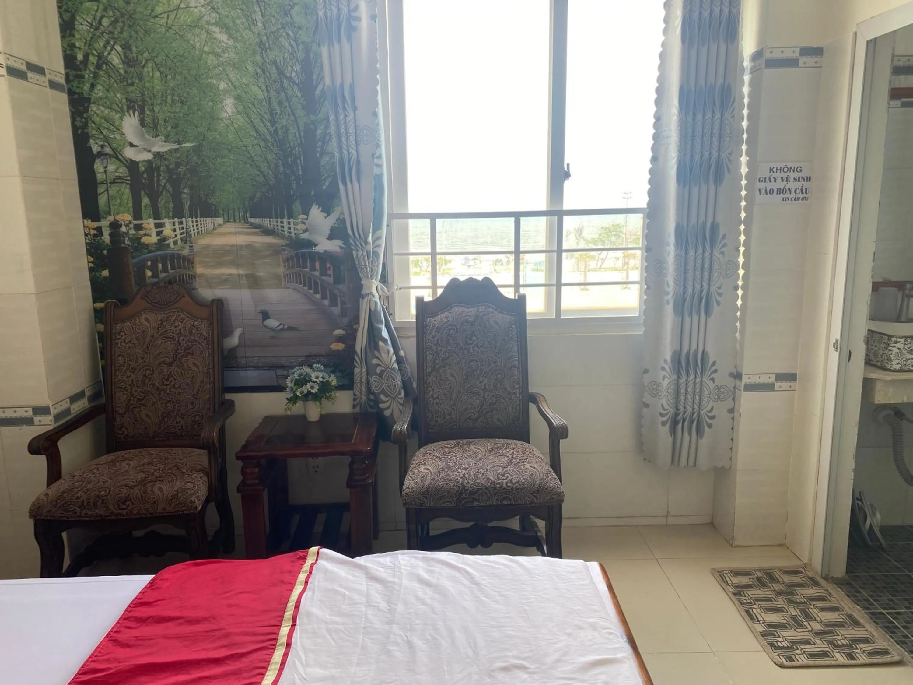 Bed in Hoang Linh Hotel