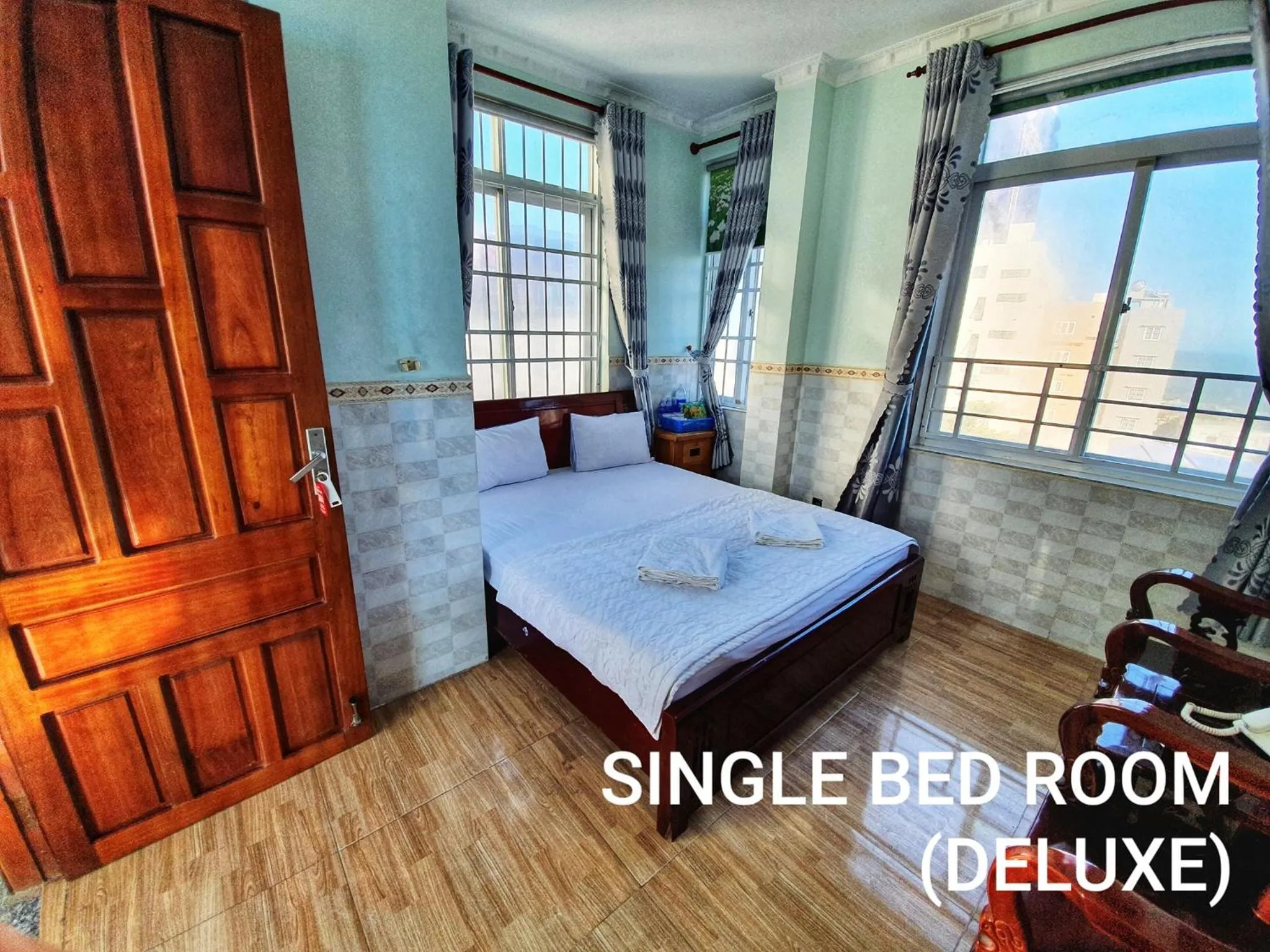 Bed in Hoang Linh Hotel