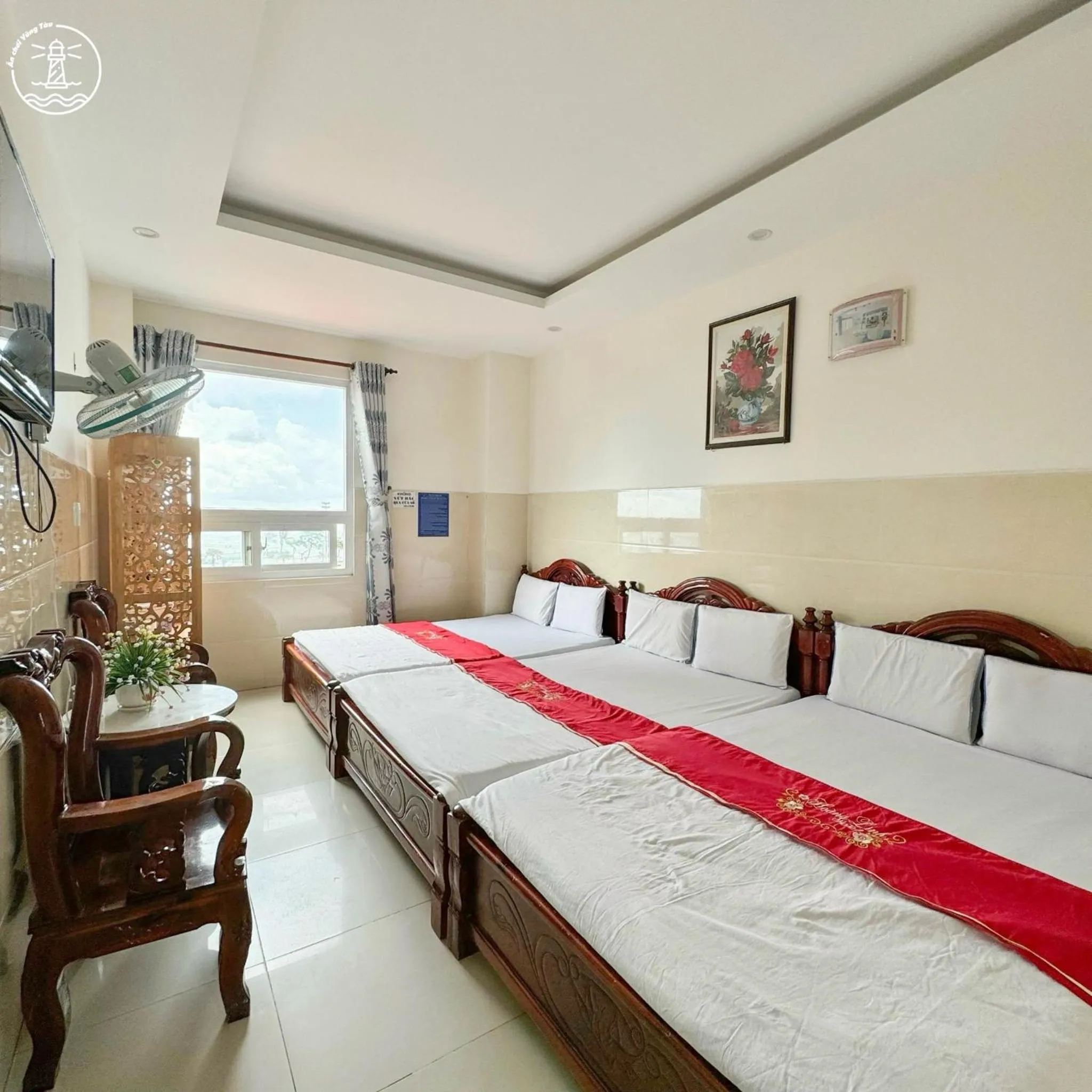 Bed in Hoang Linh Hotel