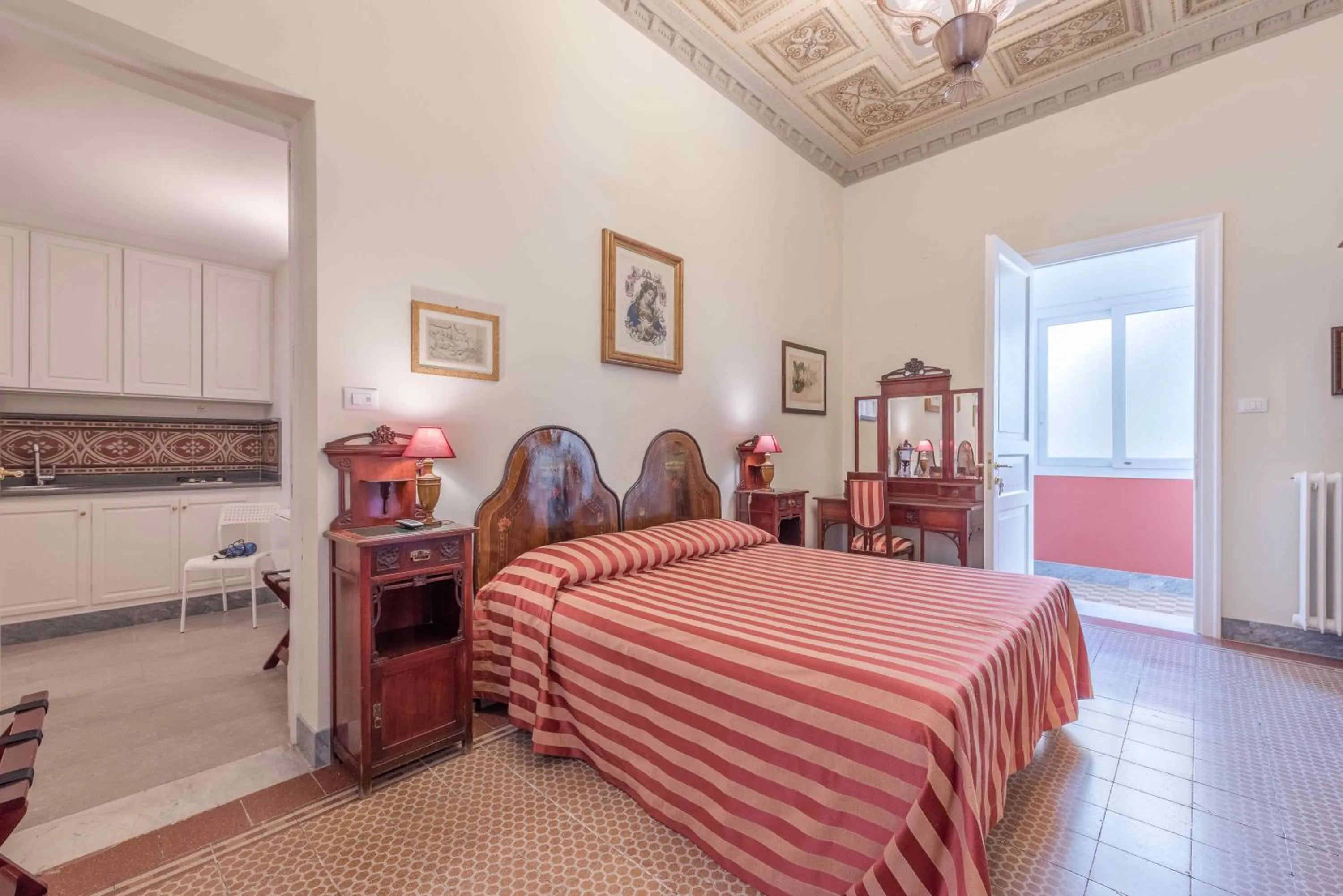 Bedroom, Bed in Palazzo Benso