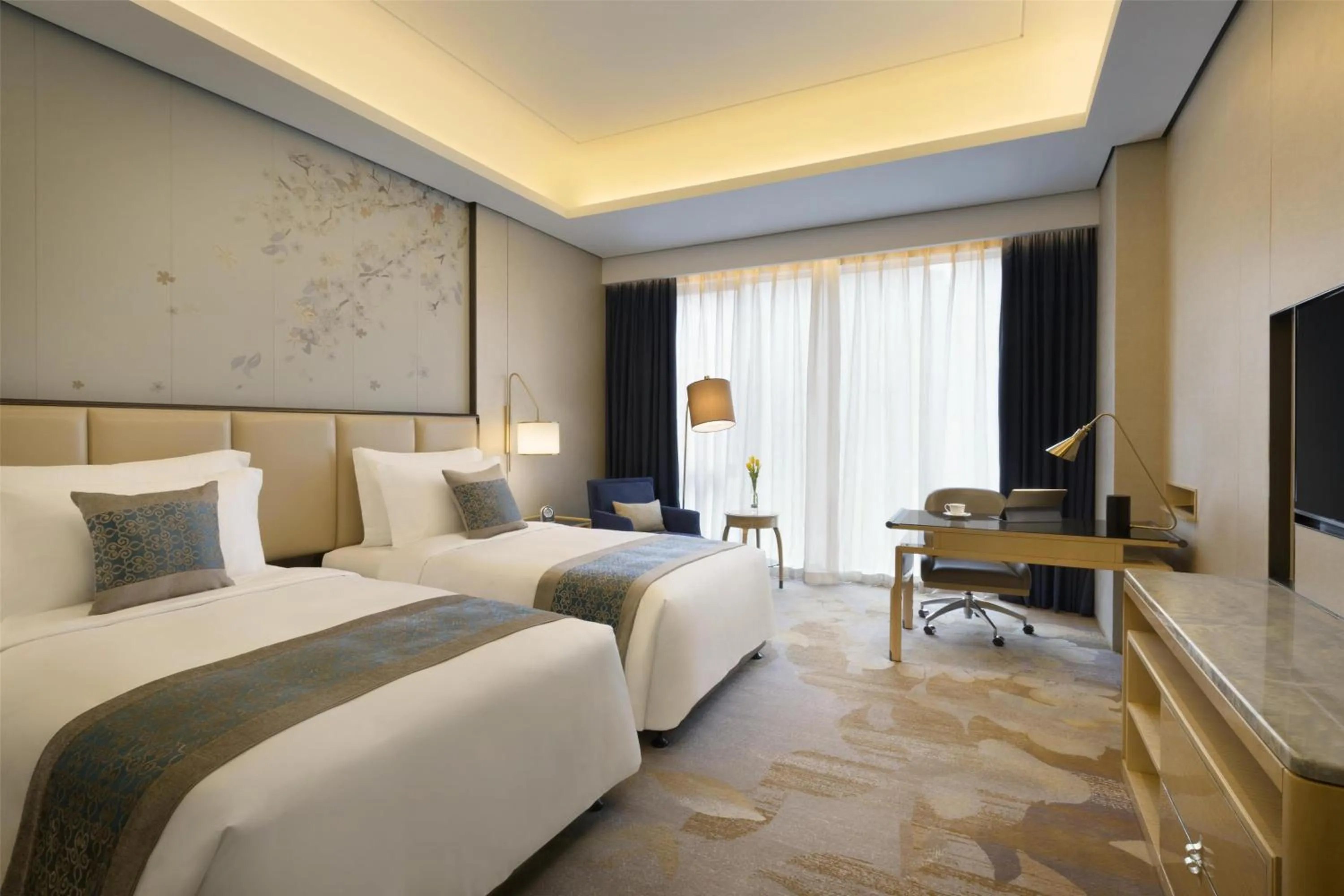 Bedroom, Bed in Kempinski Hotel Fuzhou