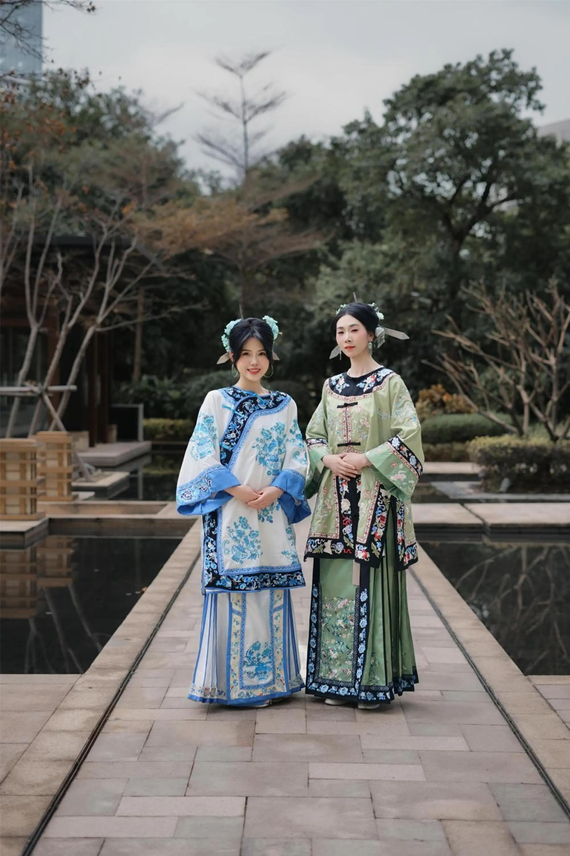Inner courtyard view in Kempinski Hotel Fuzhou