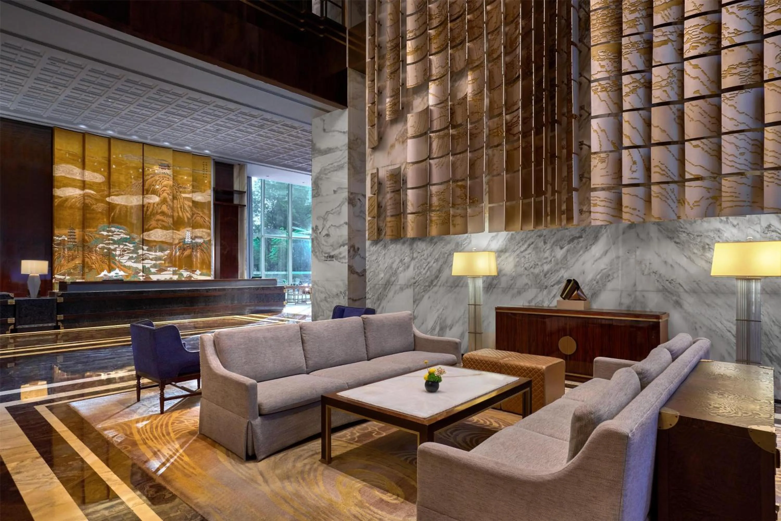Lobby or reception in Kempinski Hotel Fuzhou
