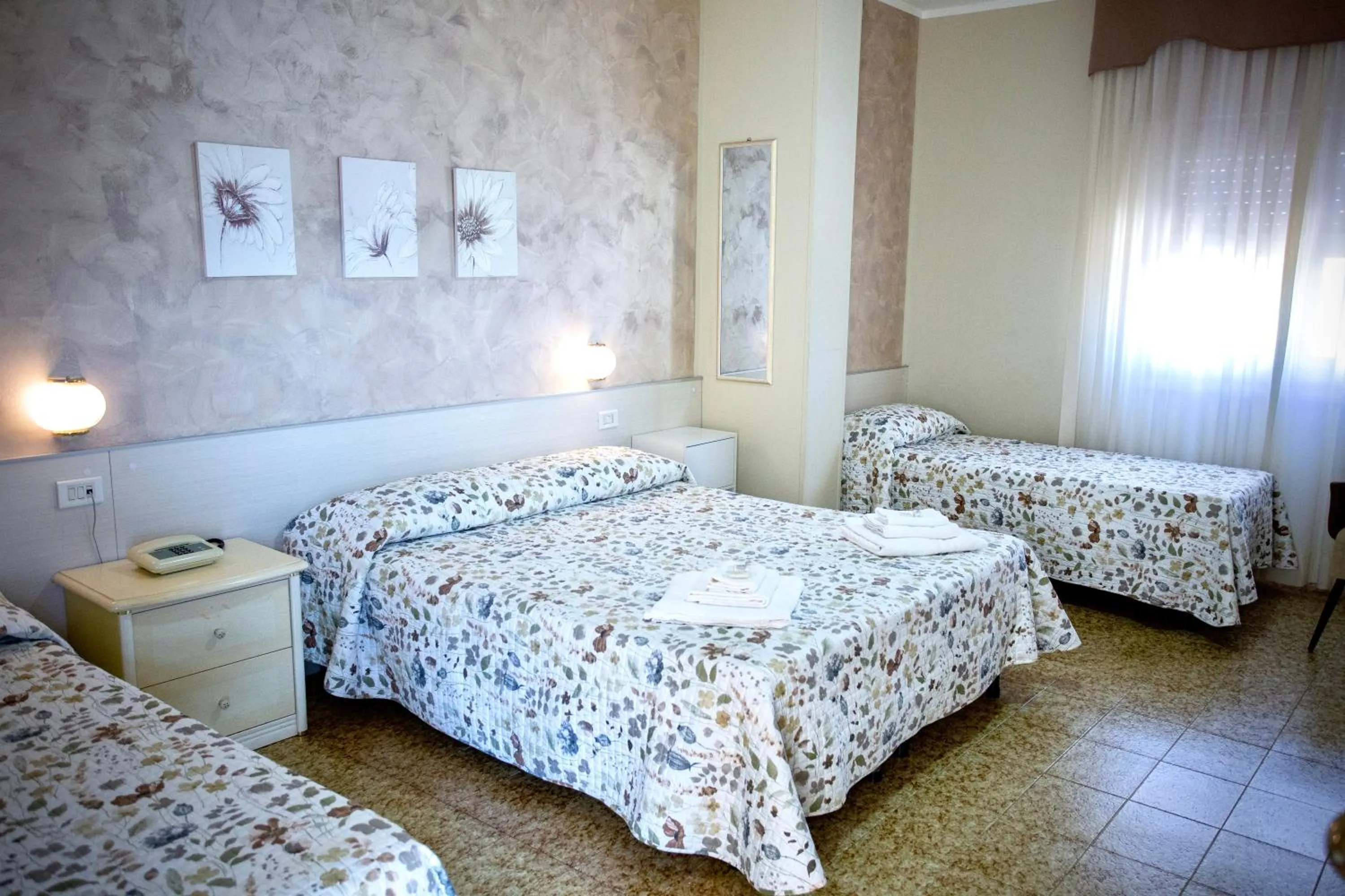 Bed in Hotel Vallisdea