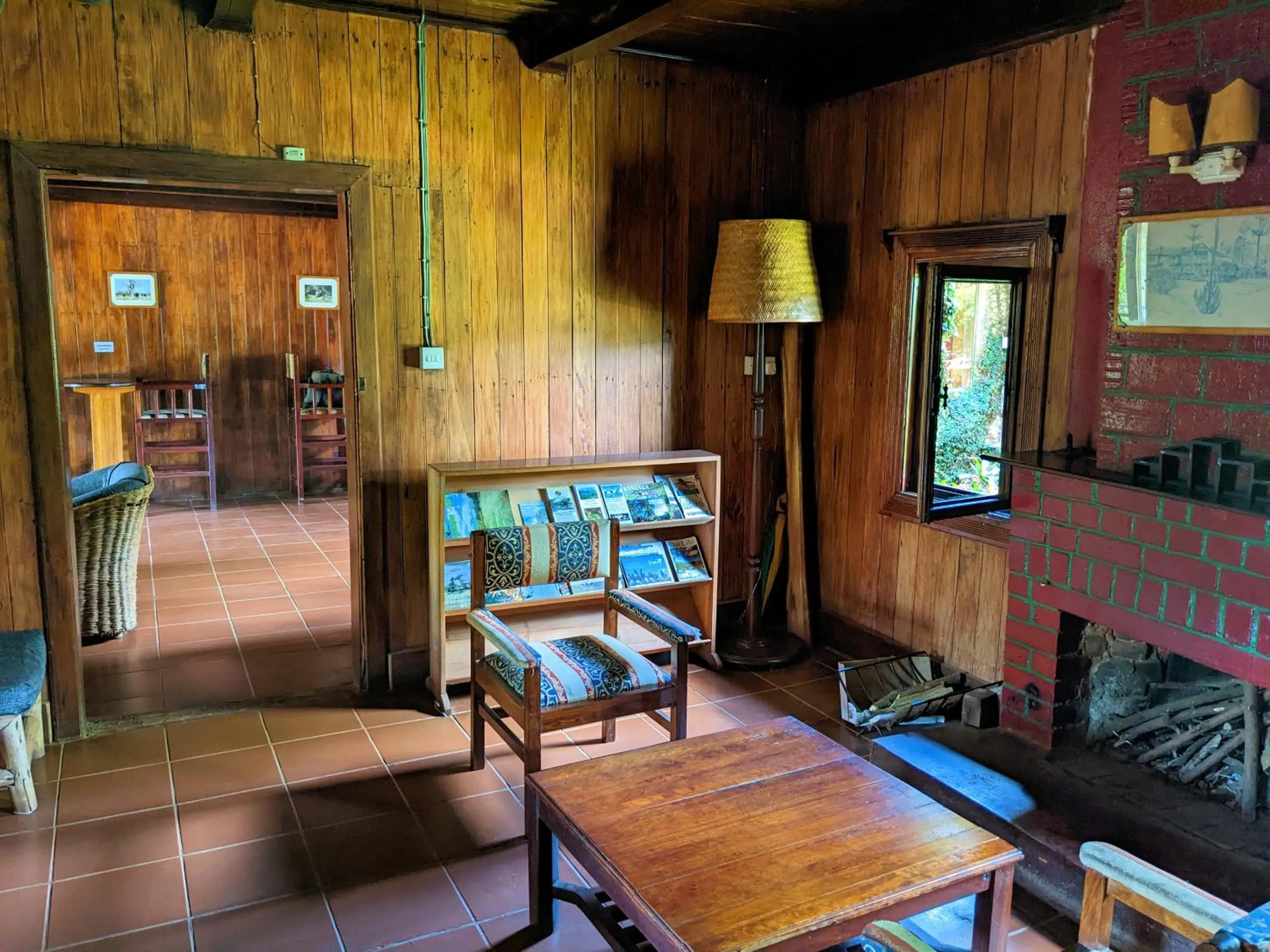 Communal lounge/ TV room in Lawns Hotel