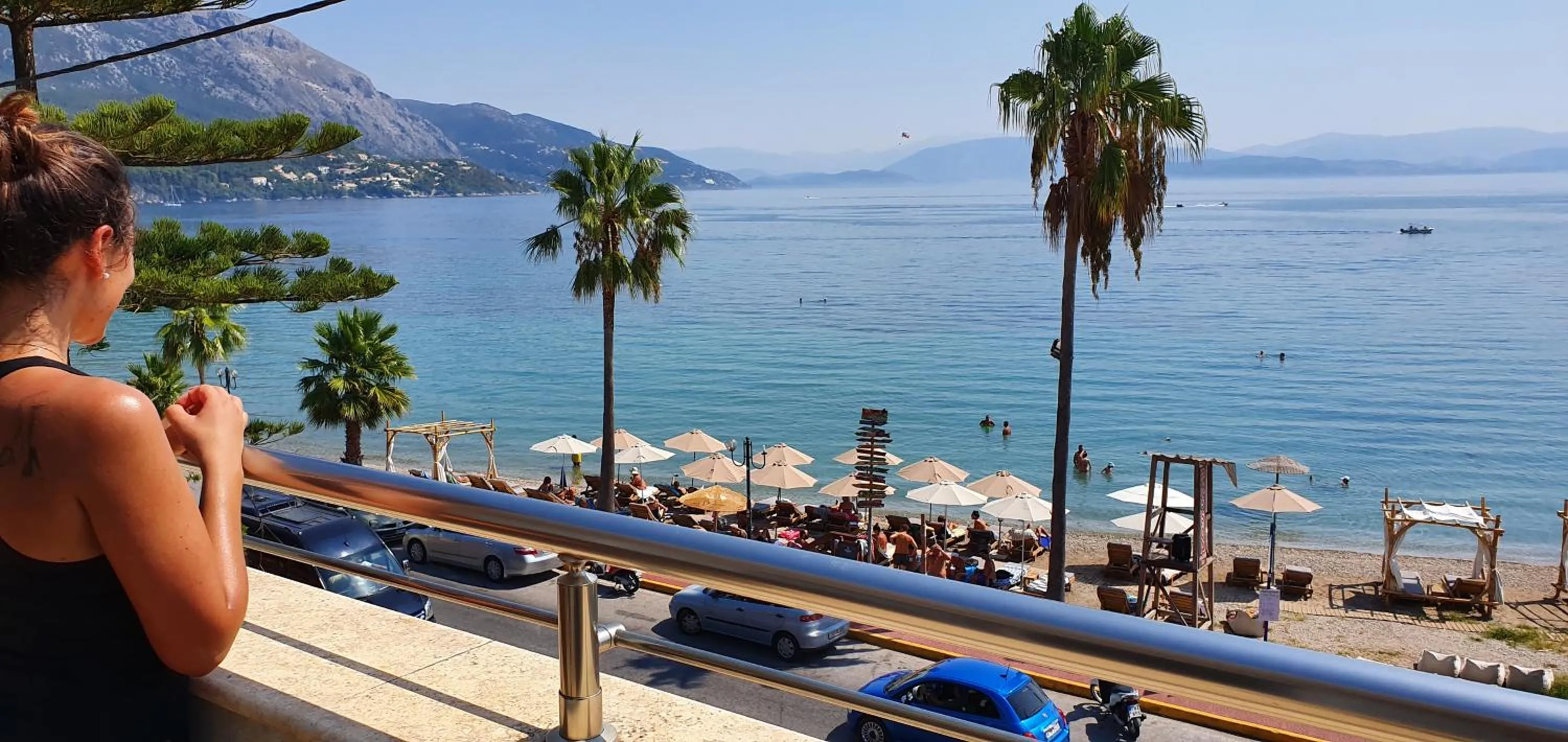 Balcony/Terrace in Onar Corfu Aparts & Studios