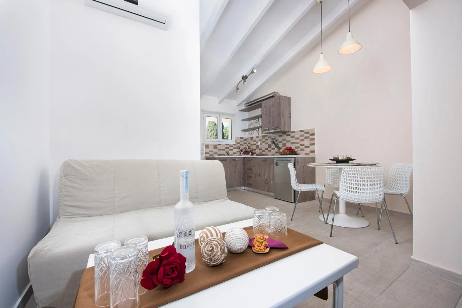 Living room in Onar Corfu Aparts & Studios