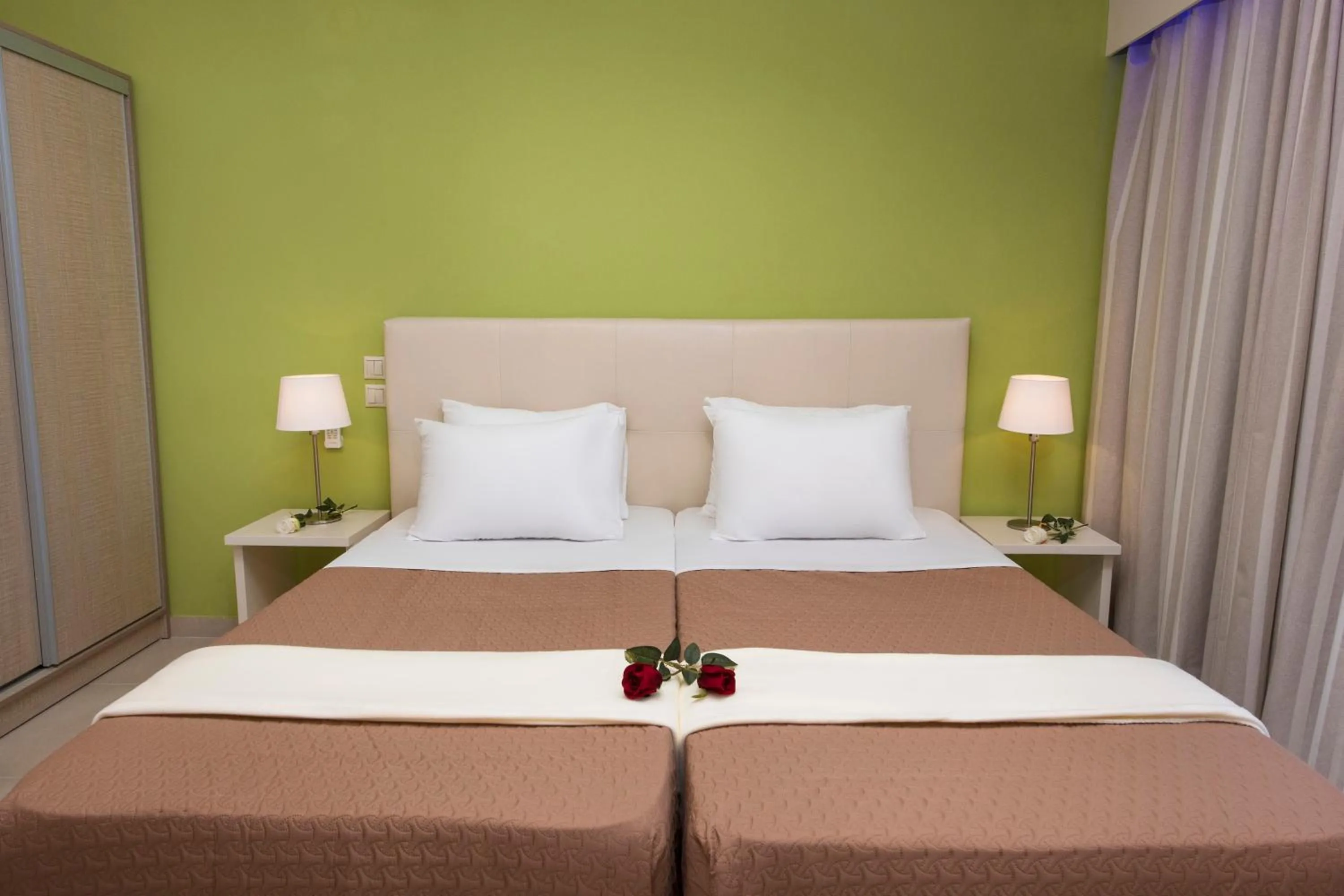 Bedroom, Bed in Onar Corfu Aparts & Studios