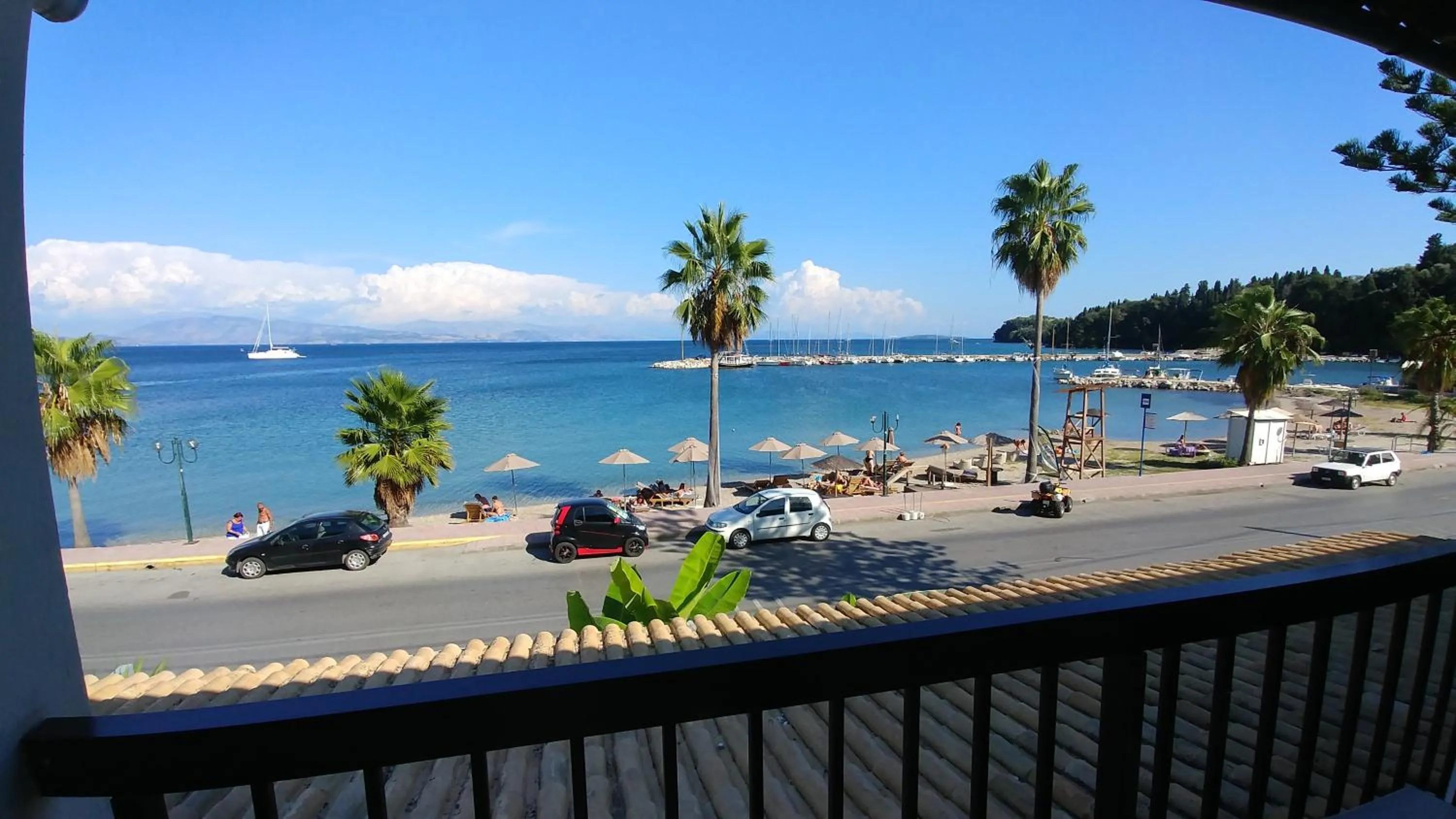 Balcony/Terrace in Onar Corfu Aparts & Studios