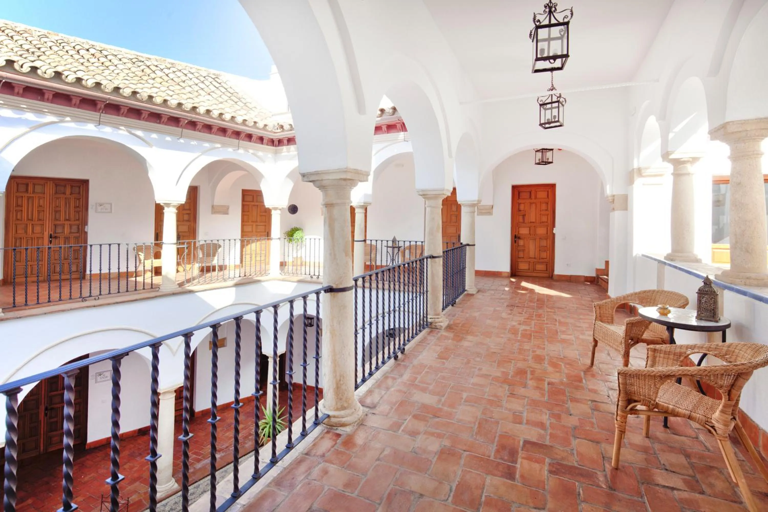 Patio in Apartamentos Casa del Aceite