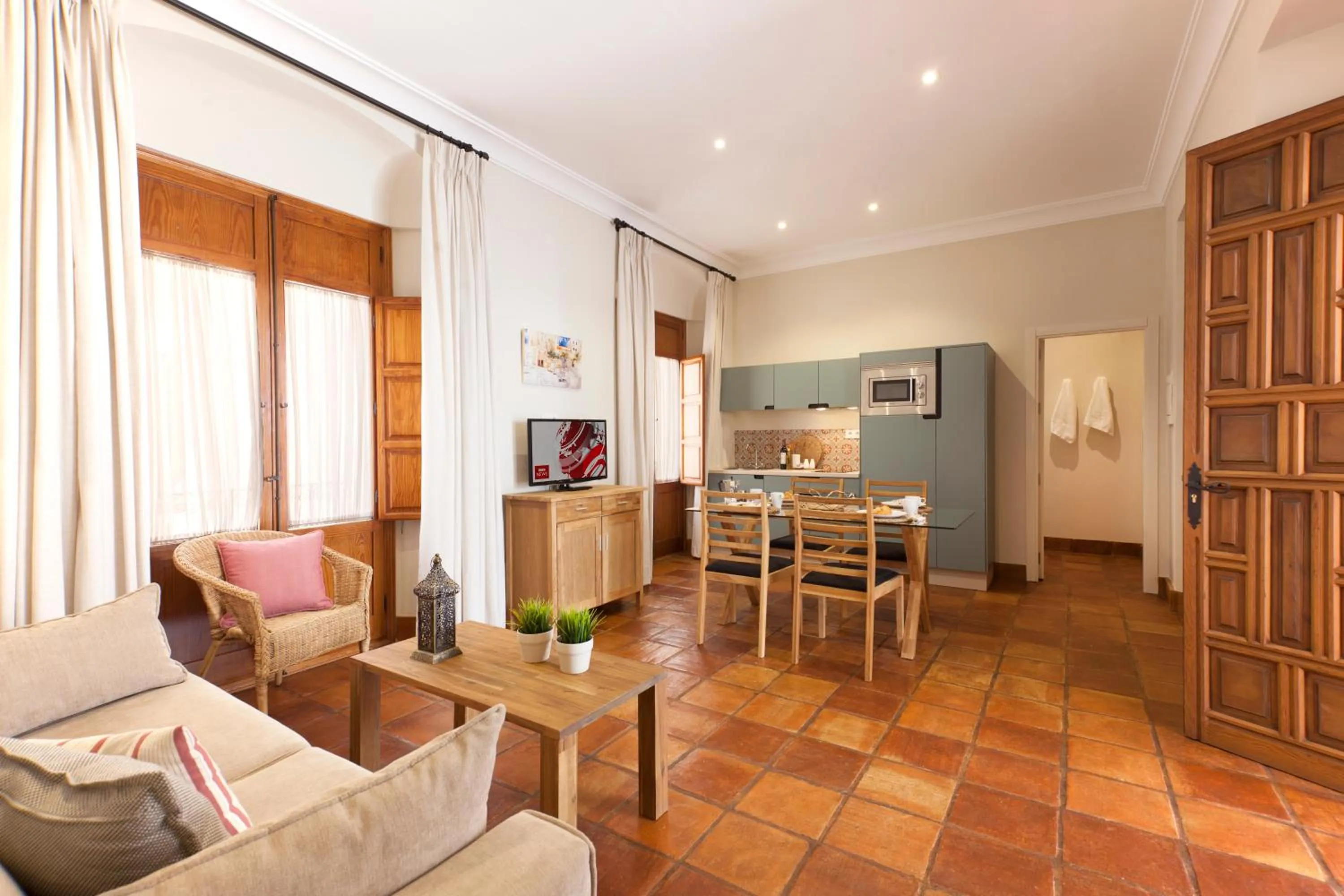 TV and multimedia in Apartamentos Casa del Aceite