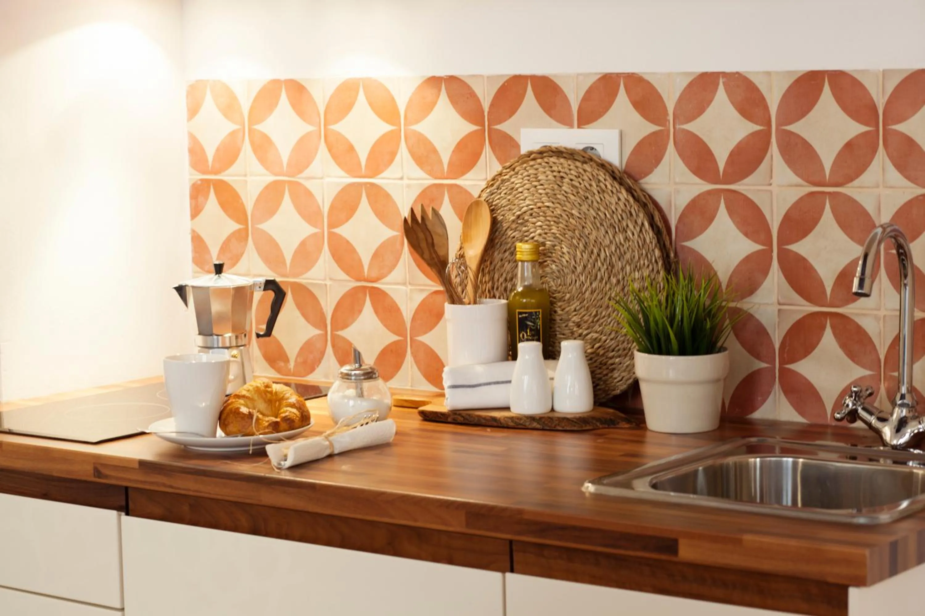 Kitchen or kitchenette in Apartamentos Casa del Aceite