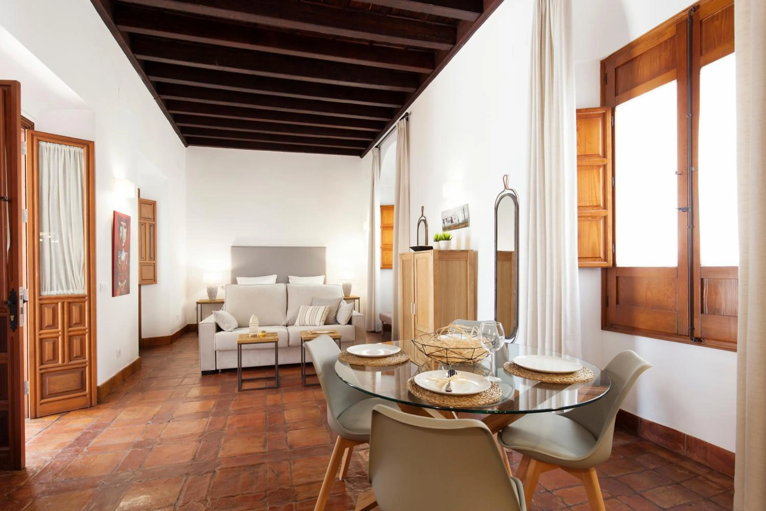 Living room in Apartamentos Casa del Aceite