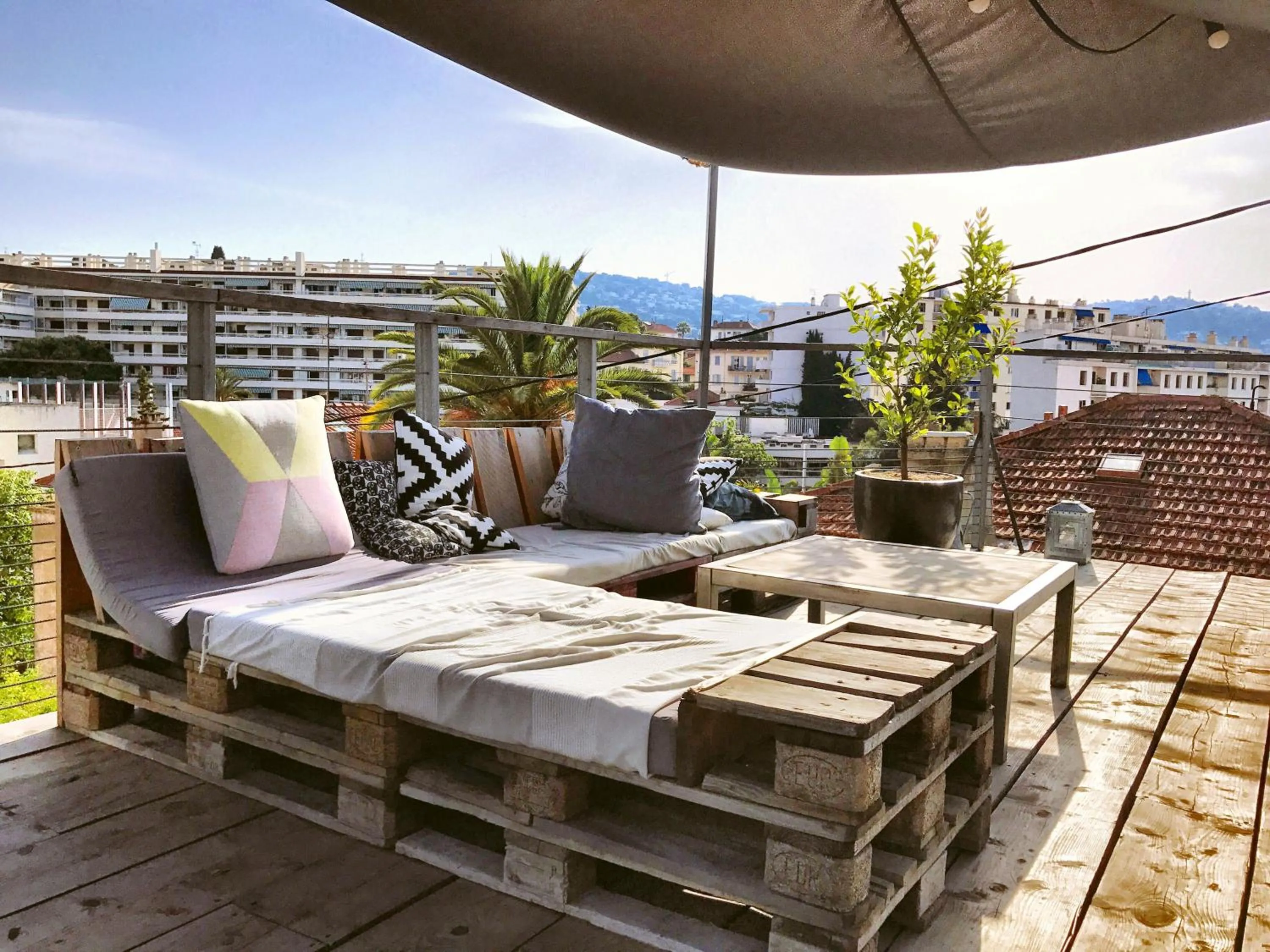 Balcony/Terrace in B&B Villa Du Roc Fleuri