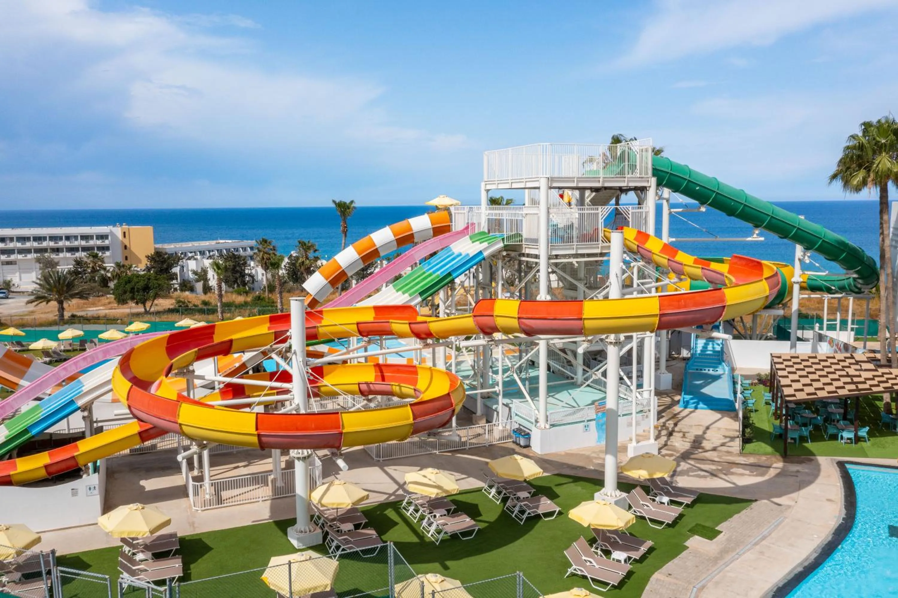 Aqua park in Leonardo Laura Beach & Splash Resort