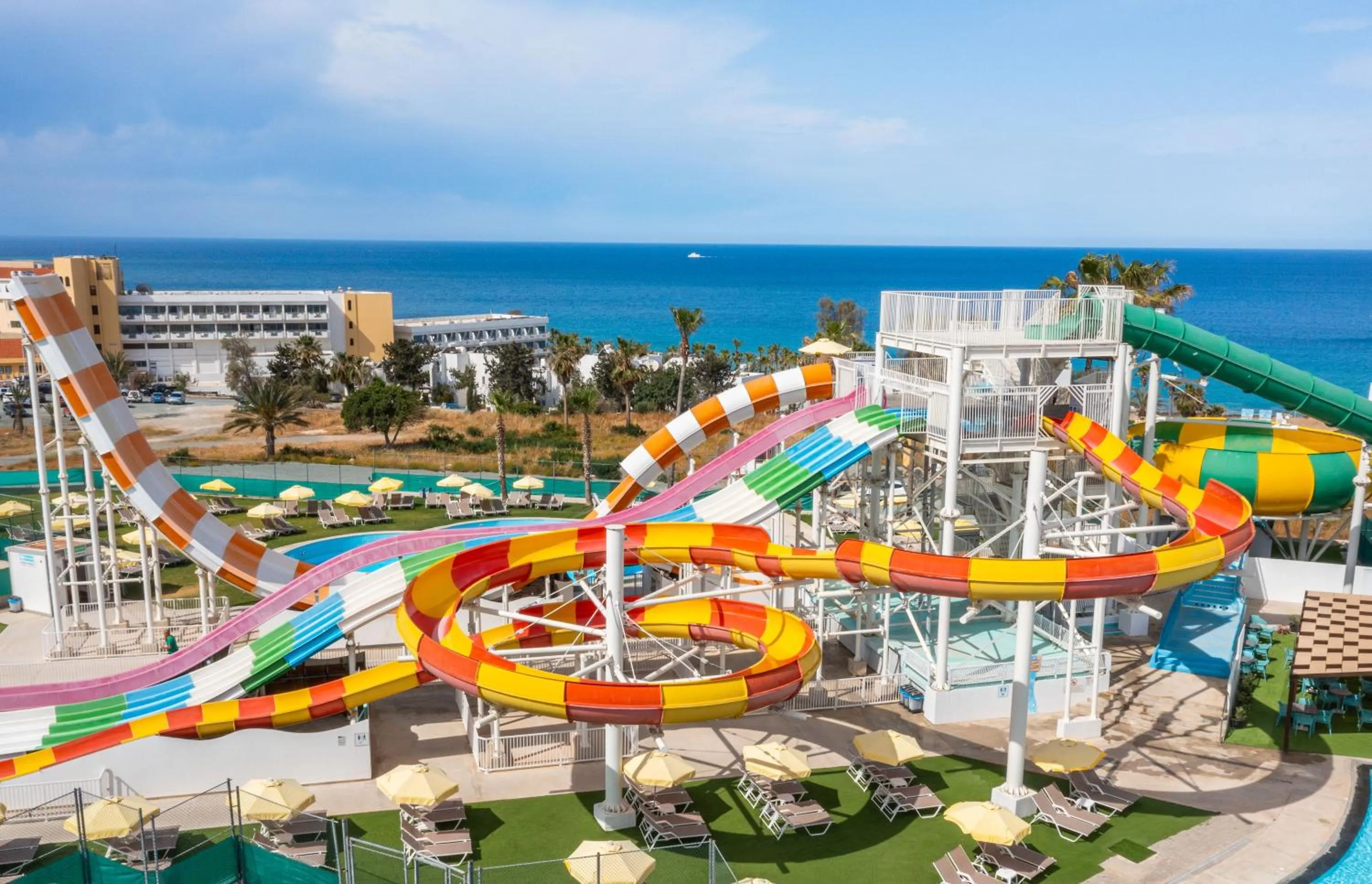 Aqua park in Leonardo Laura Beach & Splash Resort