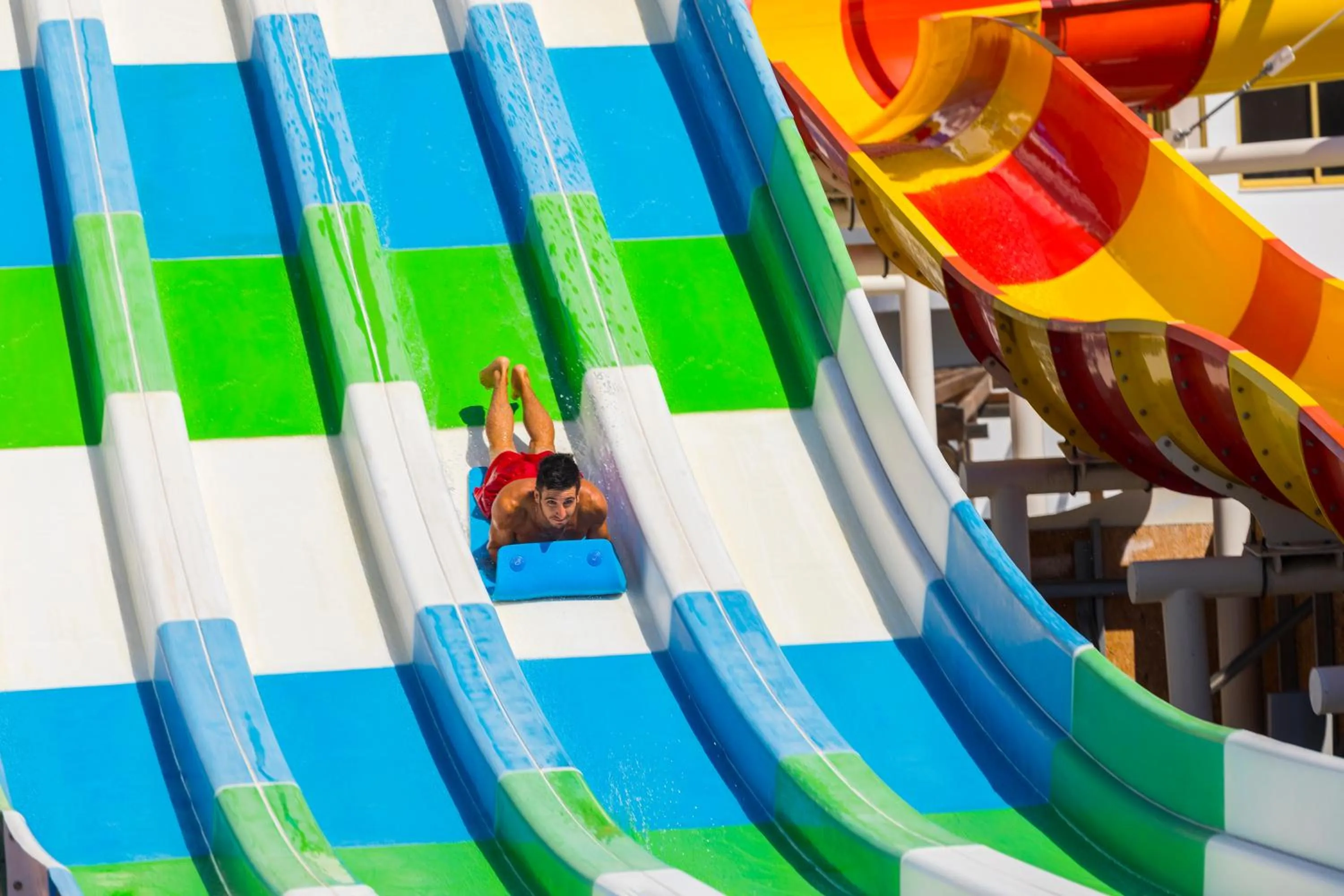 Aqua park in Leonardo Laura Beach & Splash Resort