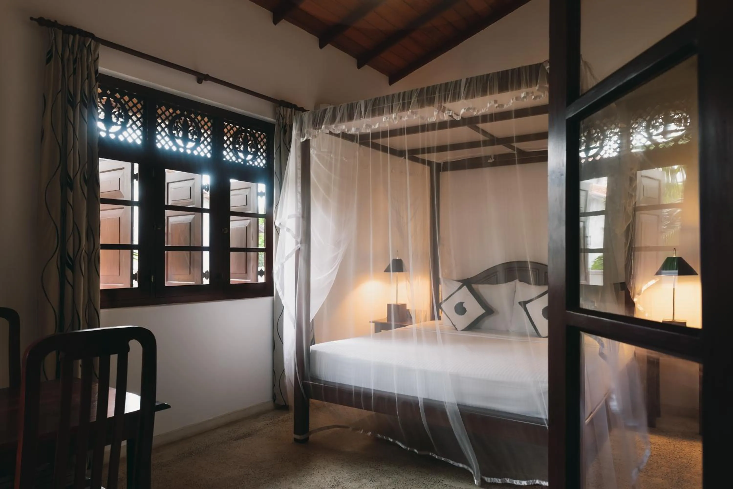 Bed in Amal Beach Hotel