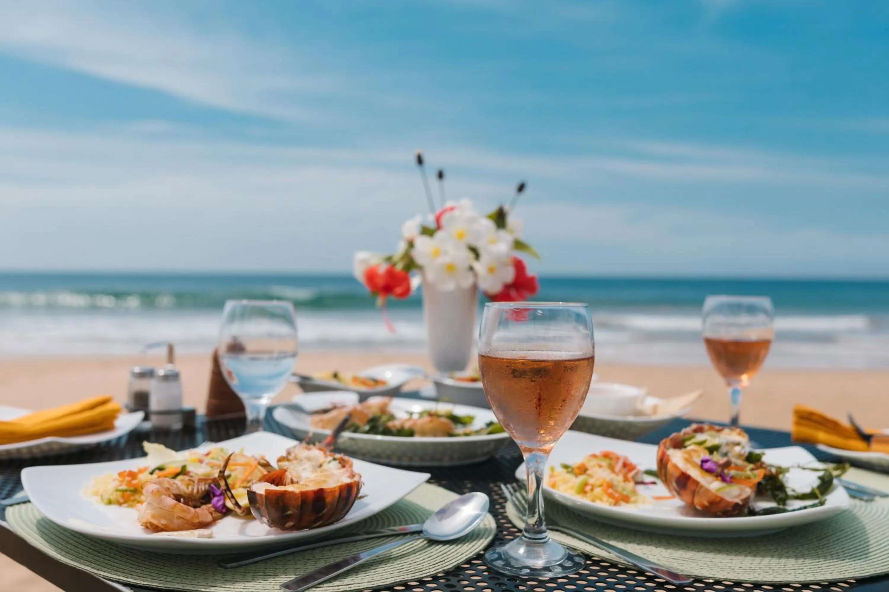 Food in Amal Beach Hotel