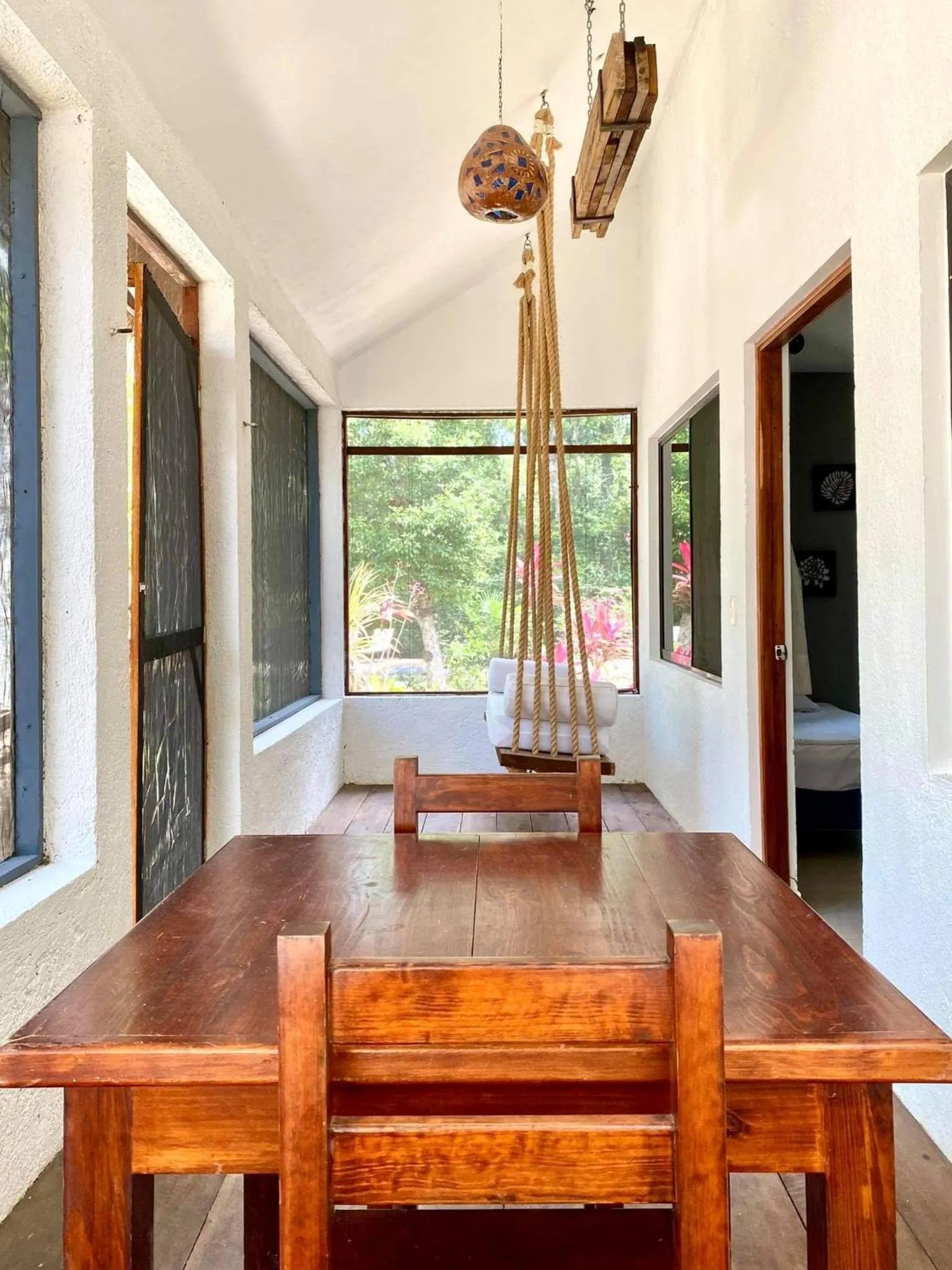 Patio in Maya Eco Village