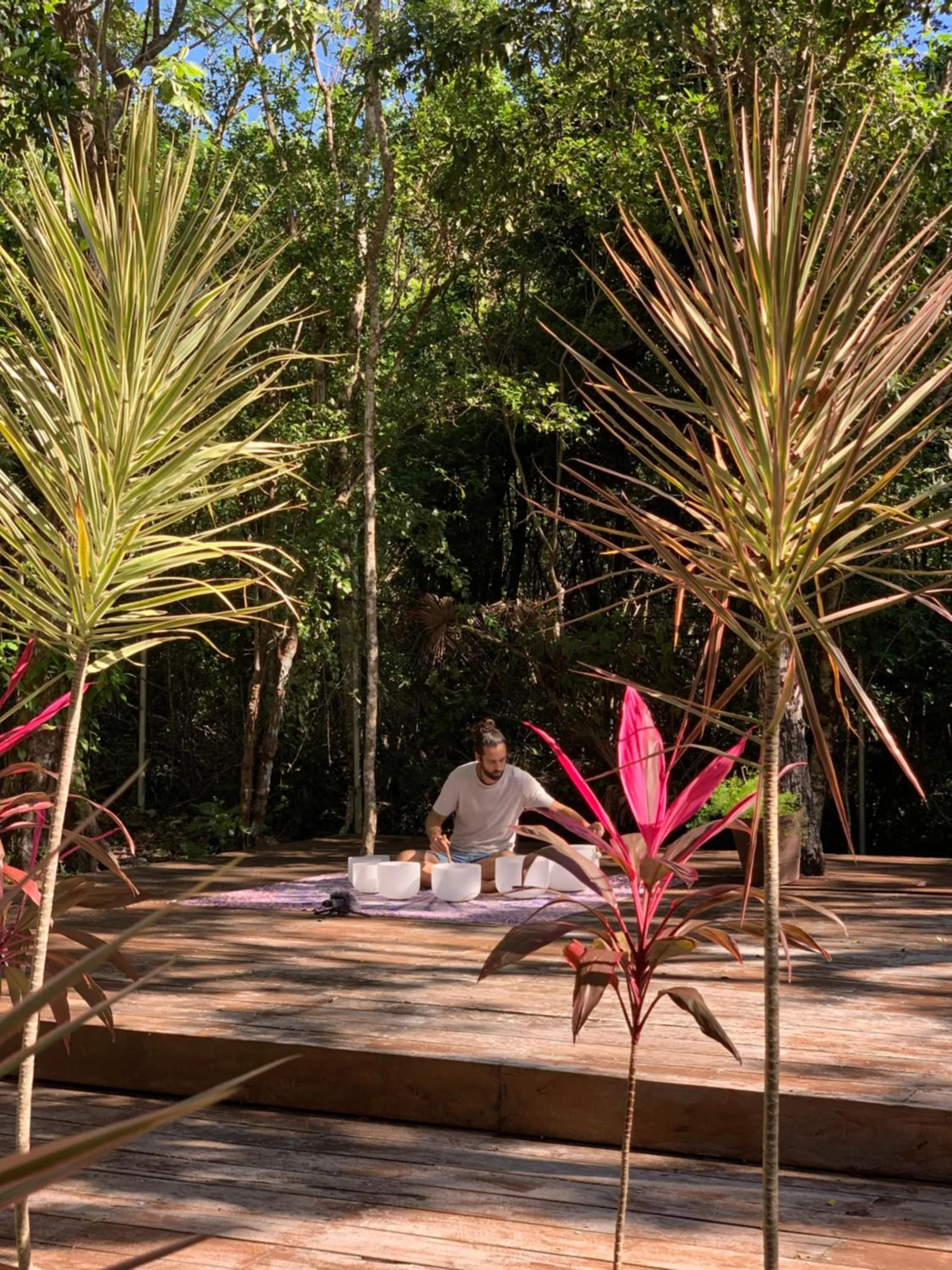 Patio in Maya Eco Village