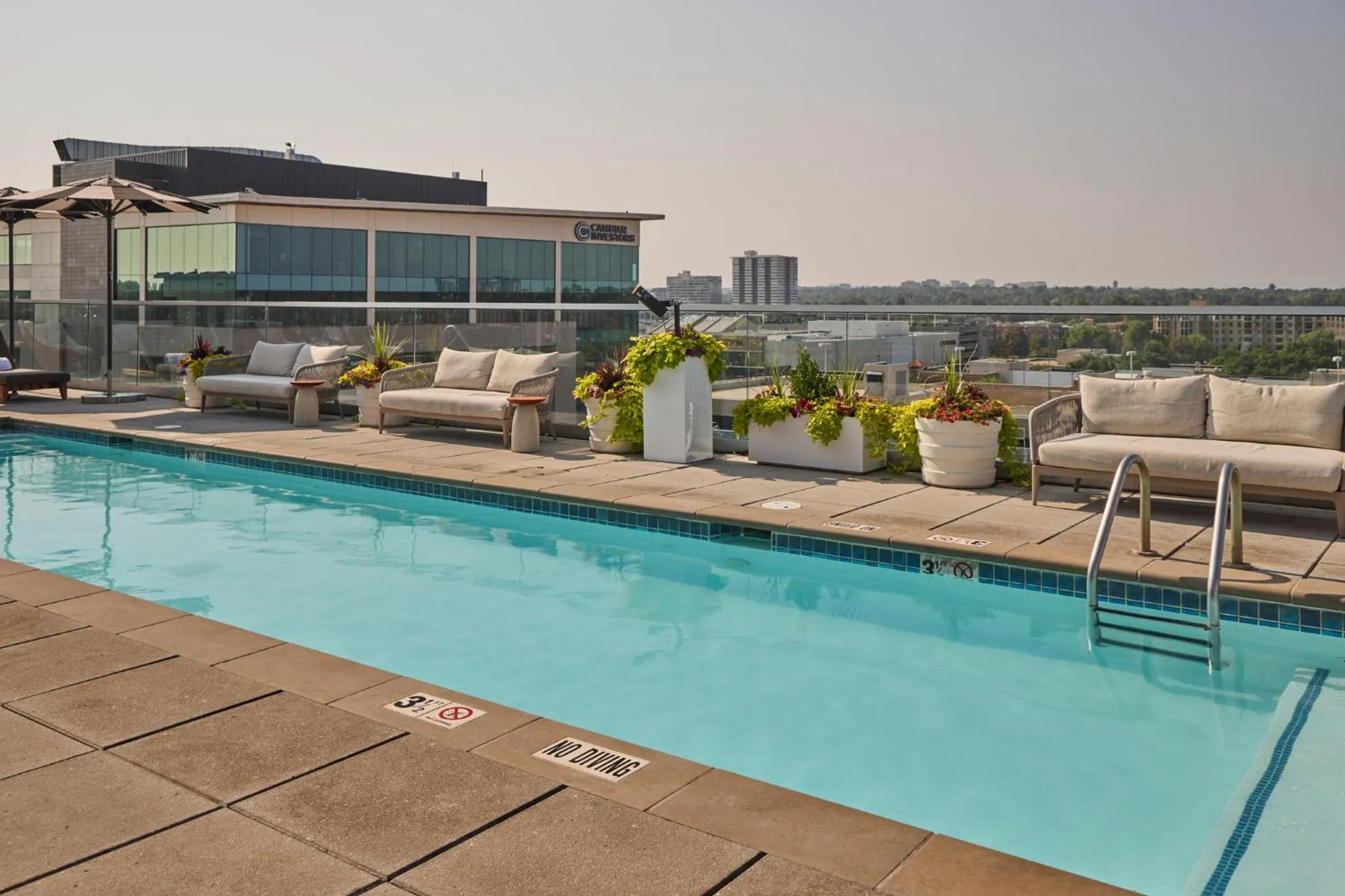 Swimming pool in Halcyon - A Hotel in Cherry Creek